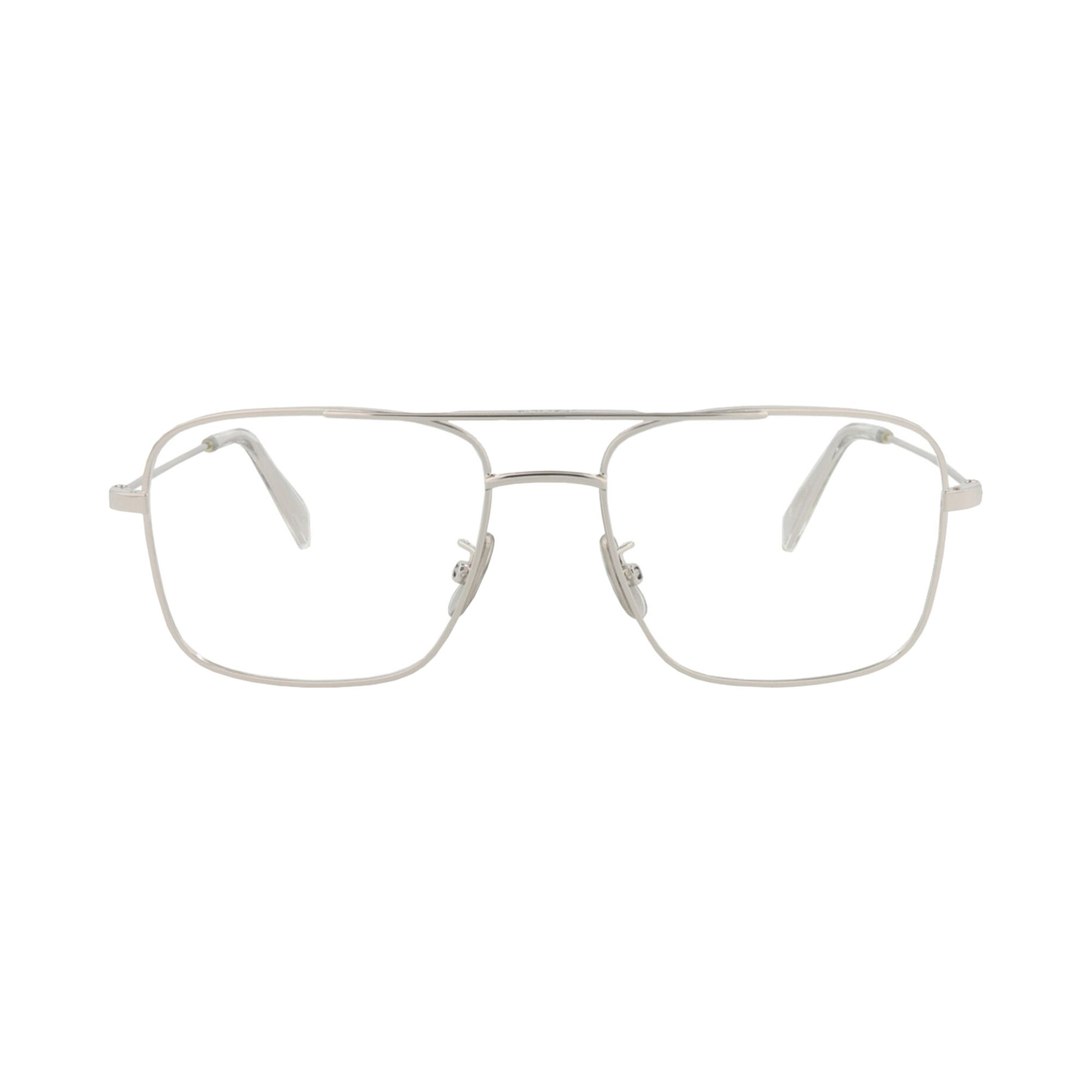 Pre-owned Celine Aviator Optical Glasses 'palladium/transparent' | Silver | Men's Size Onesize