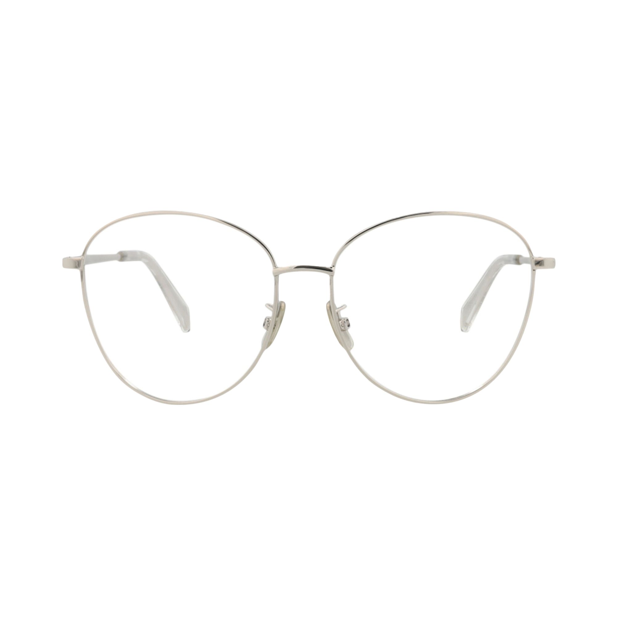 Pre-owned Celine Cat Eye Optical Glasses 'palladium/transparent' | Silver | Women's Size Onesize