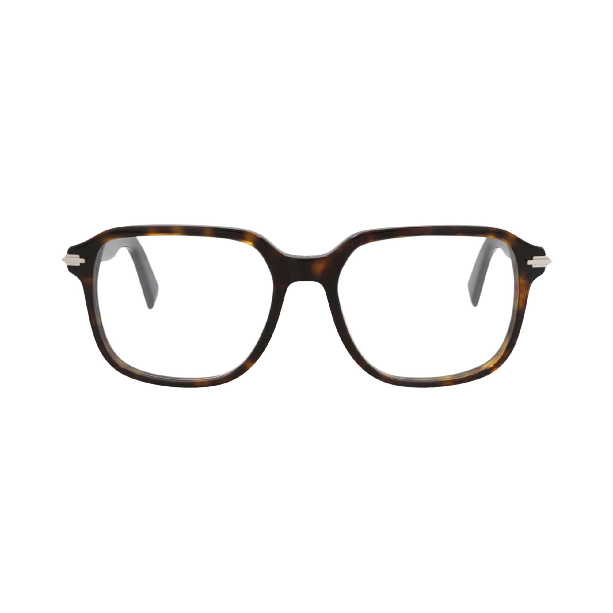 Pre-owned Dior Square Optical Glasses 'havana/transparent' | Brown | Men's Size Onesize