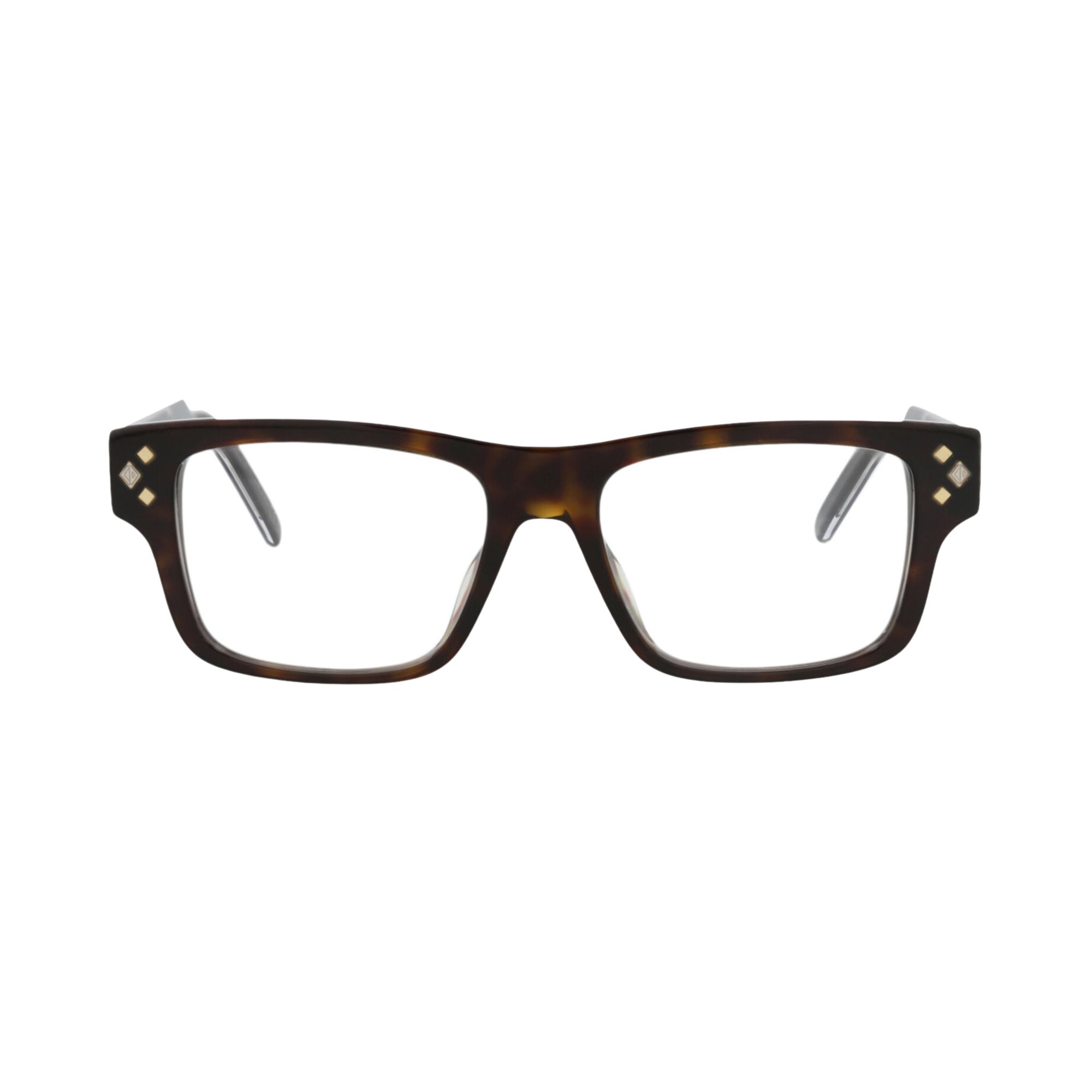 Pre-owned Dior Square Optical Glasses 'havana/transparent' | Brown | Men's Size Onesize
