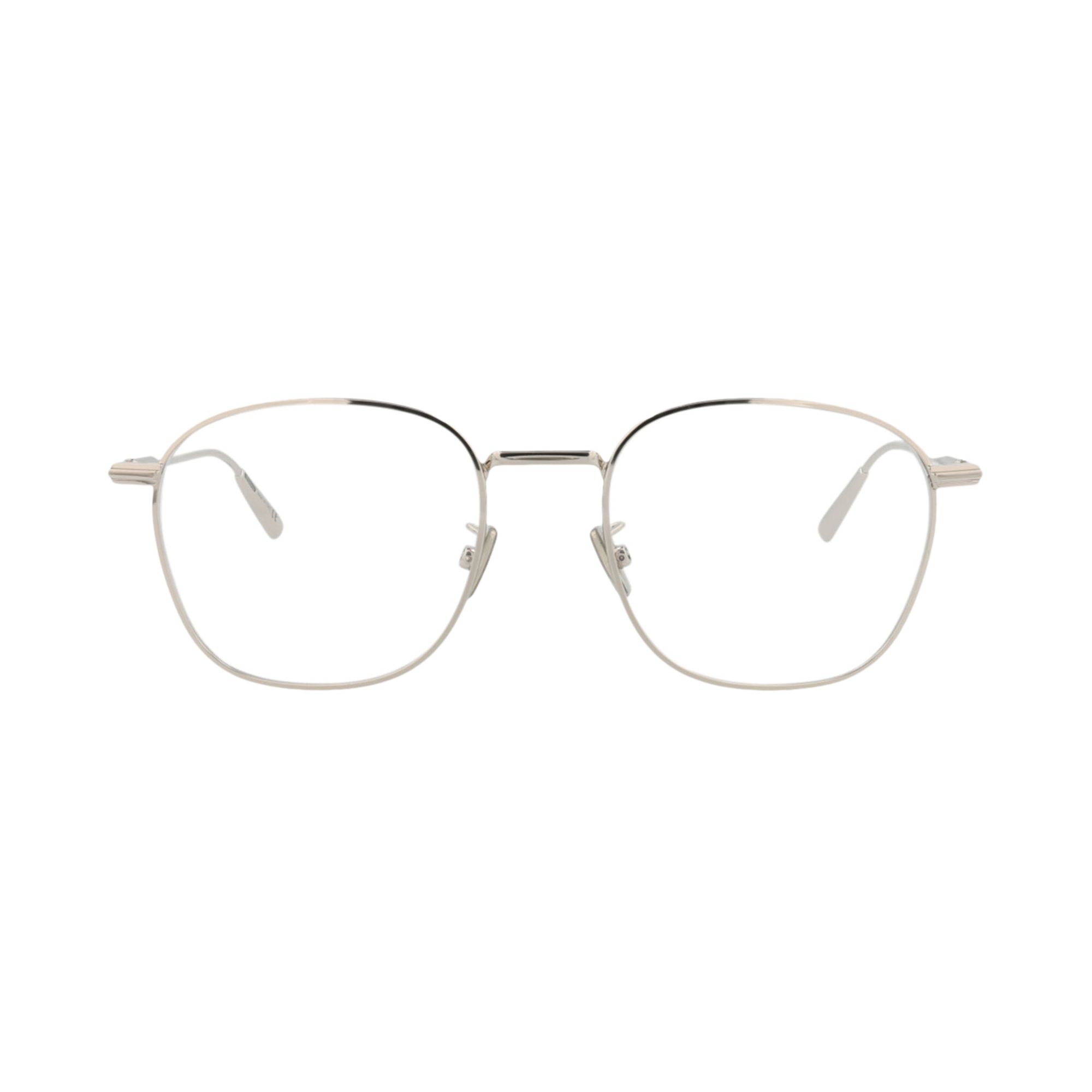 Pre-owned Dior Square Optical Glasses 'palladium/transparent' | Silver | Men's Size Onesize
