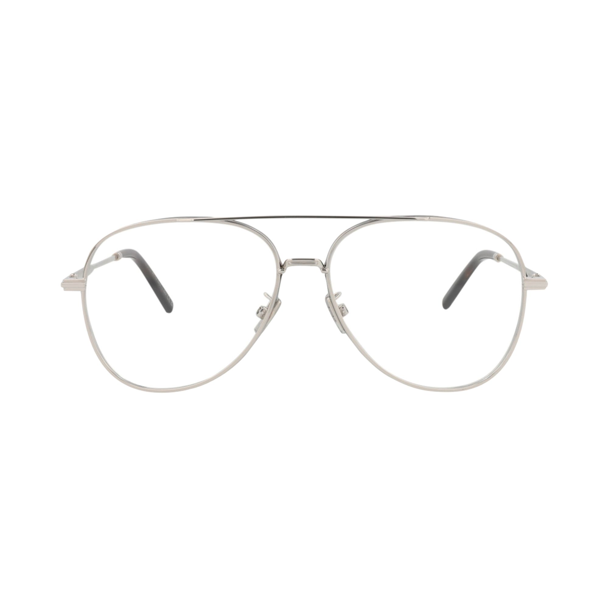 Pre-owned Dior Aviator Optical Glasses 'palladium/transparent' | Silver | Men's Size Onesize