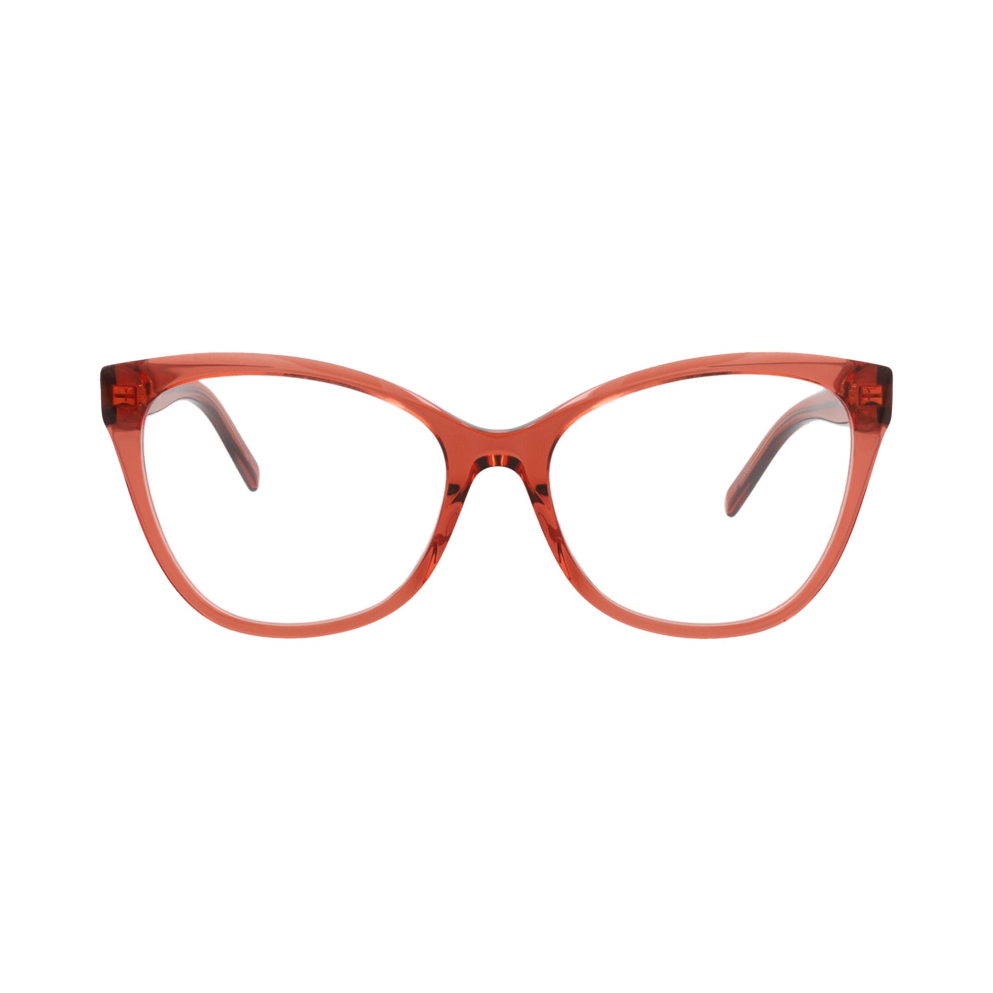 Pre-owned Givenchy Cat Eye Optical Glasses 'orange/transparent' | Women's Size Onesize
