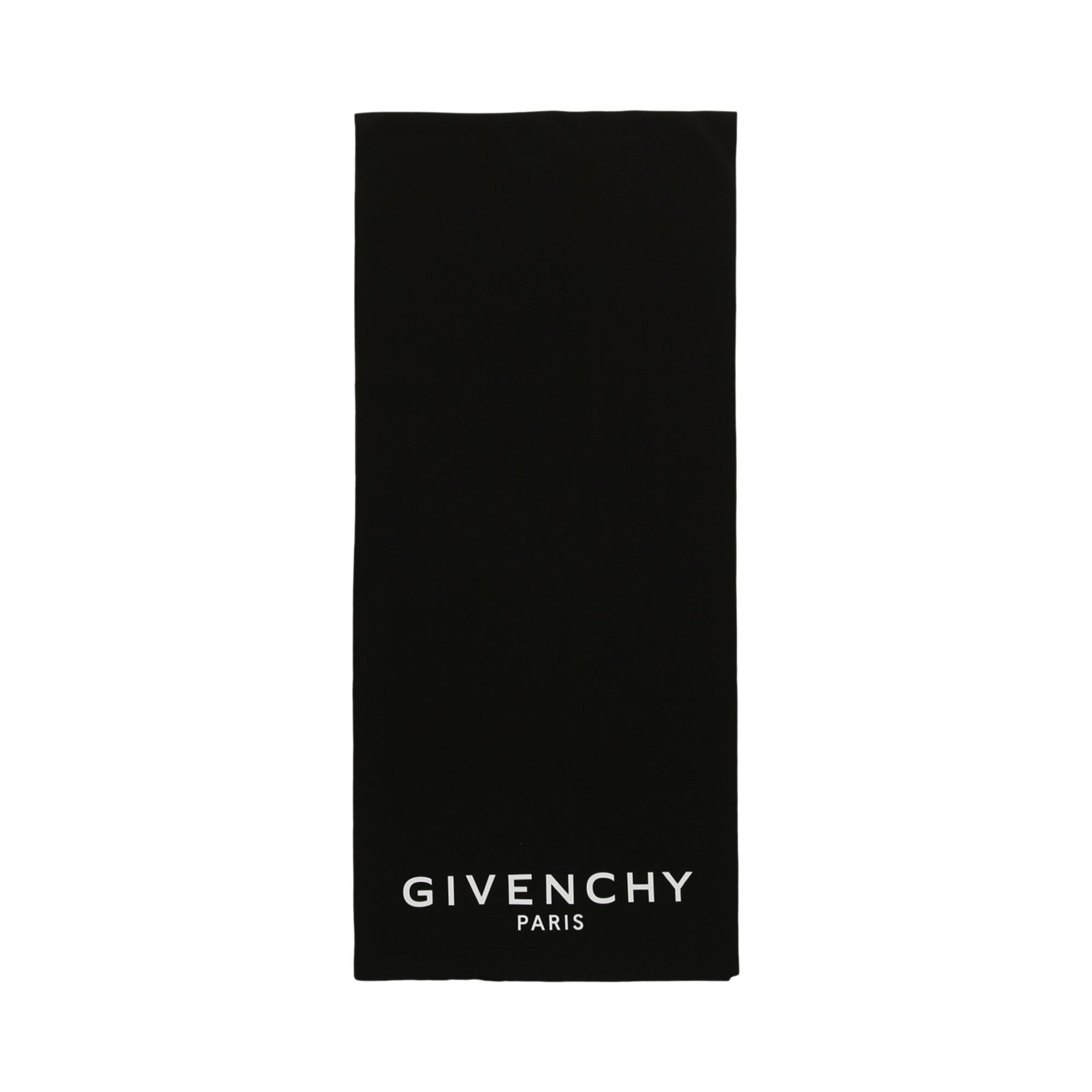 Pre-owned Givenchy Logo Printed Scarf 'black' | Men's Size Onesize