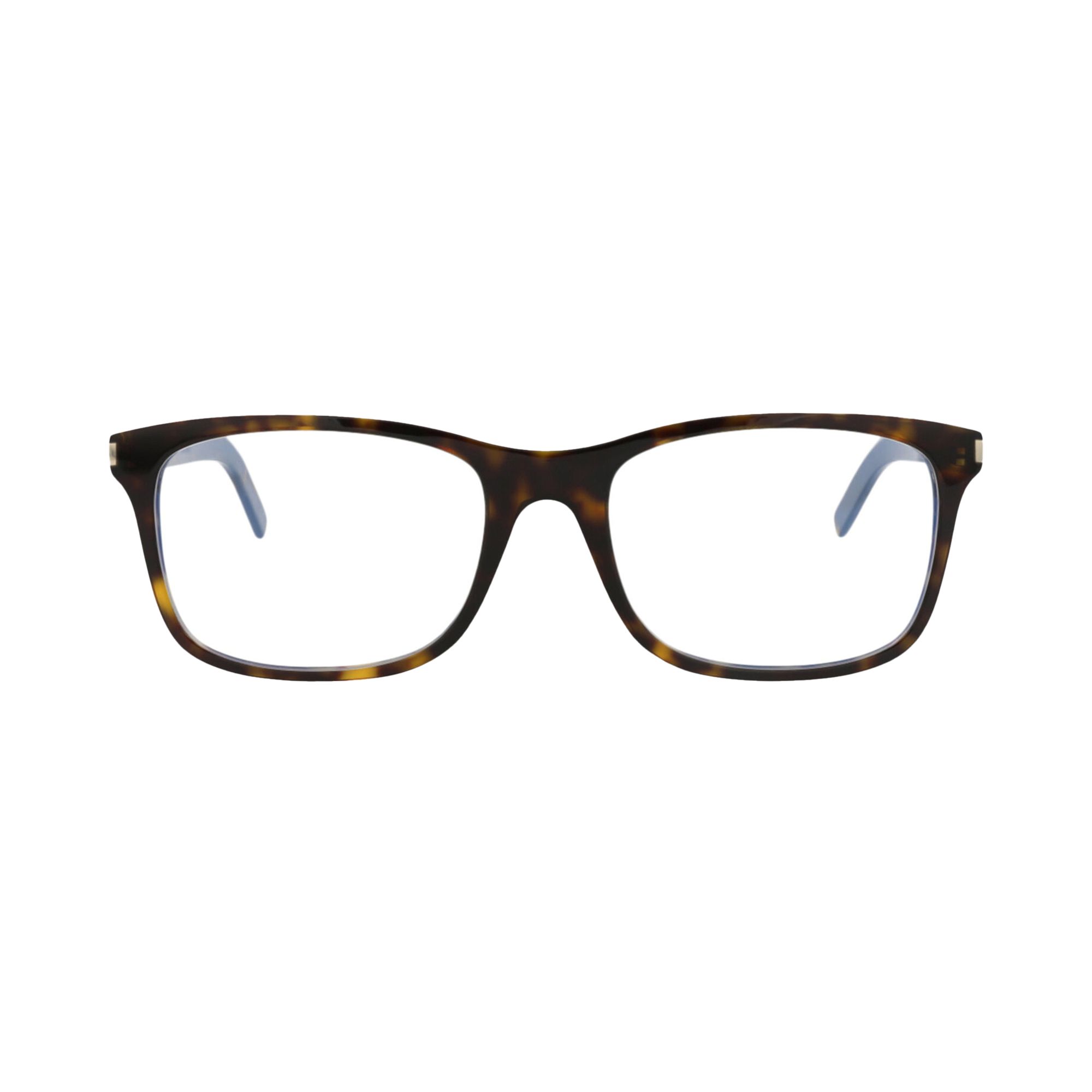 Pre-owned Saint Laurent Square Optical Glasses 'havana/transparent' | Brown | Men's Size Onesize