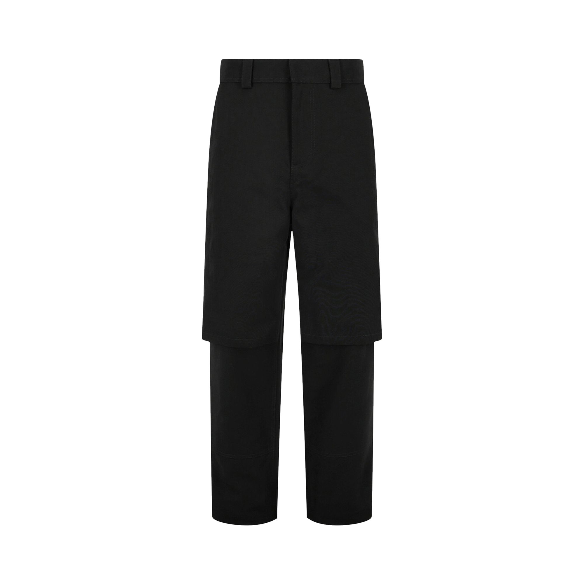 Pre-owned Off-white Double Layer Carpenter Pants 'black' | Men's Size L