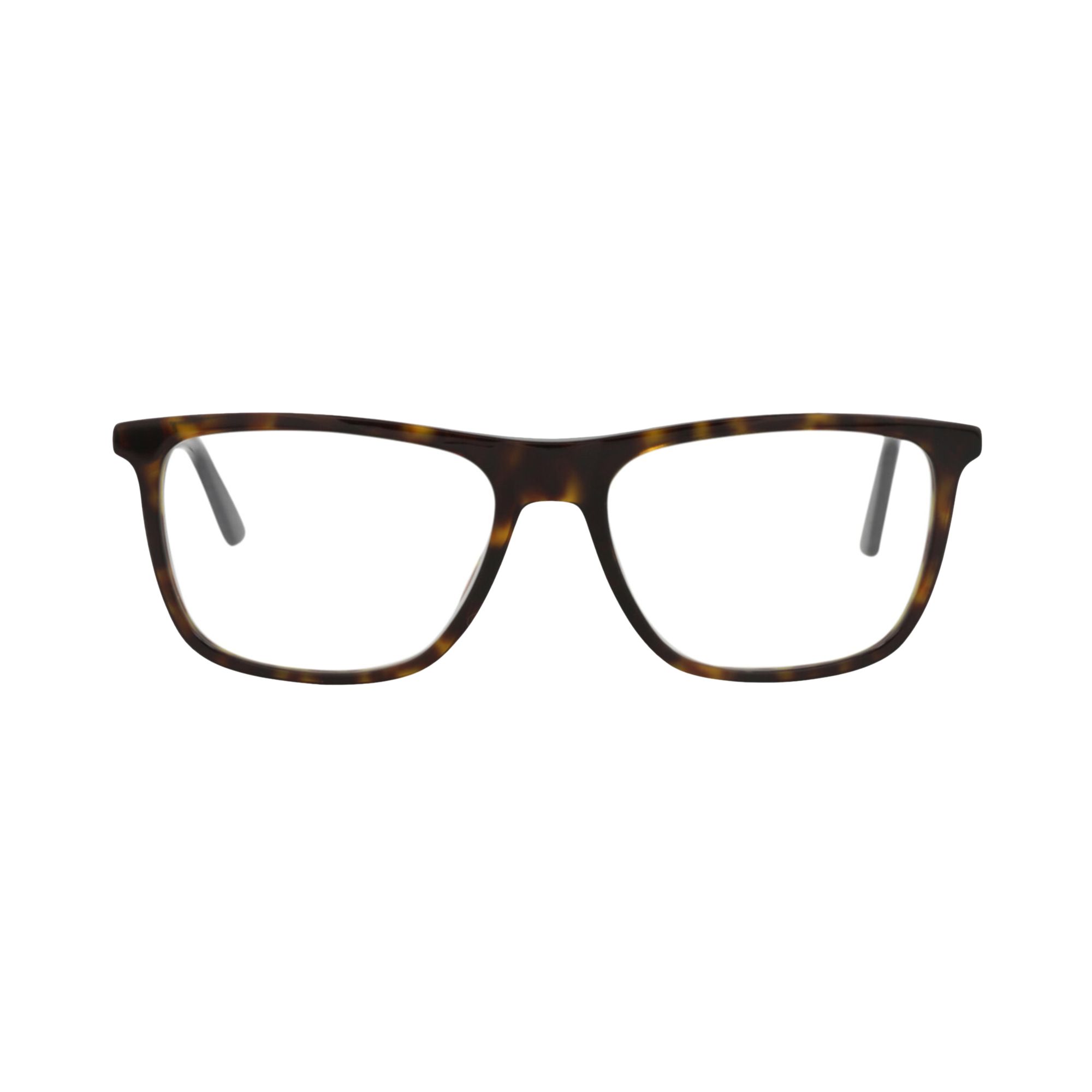 Pre-owned Gucci Square Optical Glasses 'havana/gold/transparent' | Brown | Men's Size Onesize