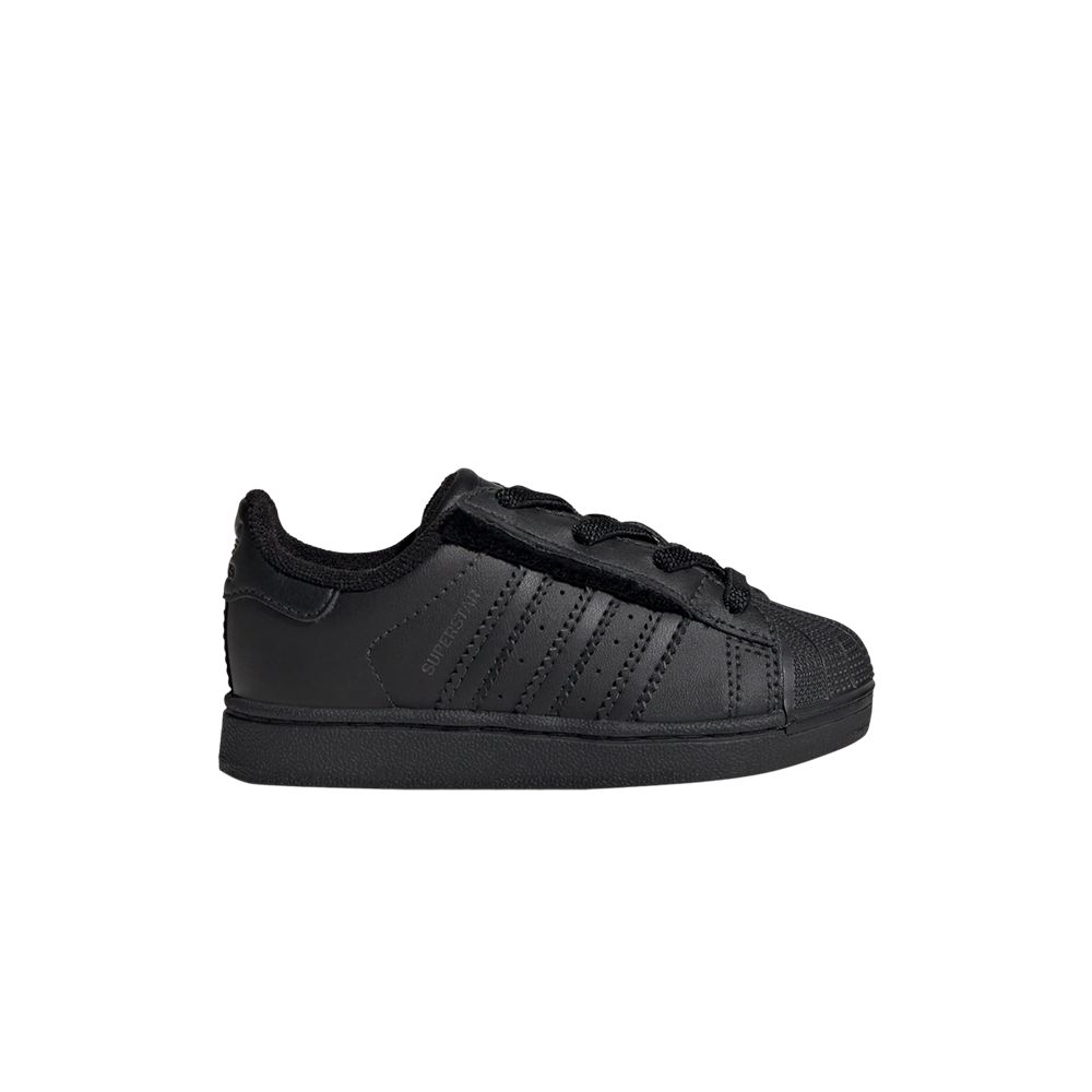 adidas Superstar 2 EL I 'Triple Black' | Infant Size 7 - JR9415
