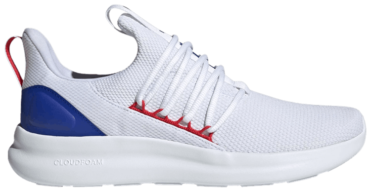 adidas Lite Racer Adapt 70 White Scarlet Lucid Blue