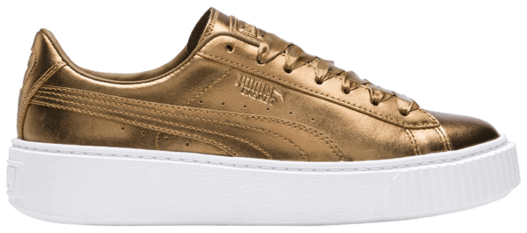 Puma Wmns Basket Platform Luxe Ermine