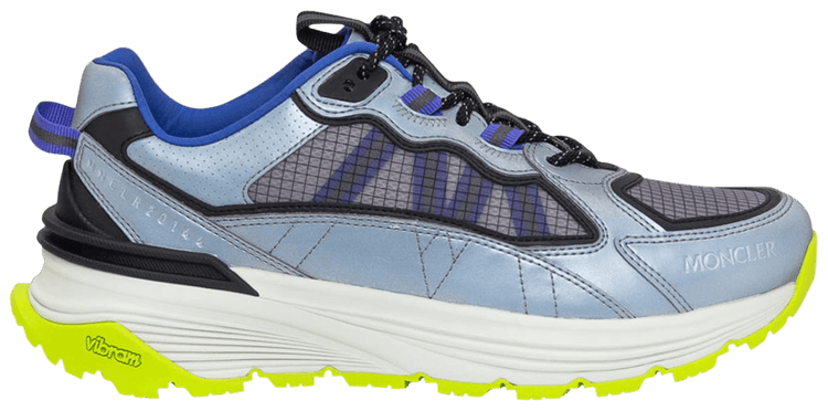 Moncler Lite Runner Low Silver Blue Fluo Yellow