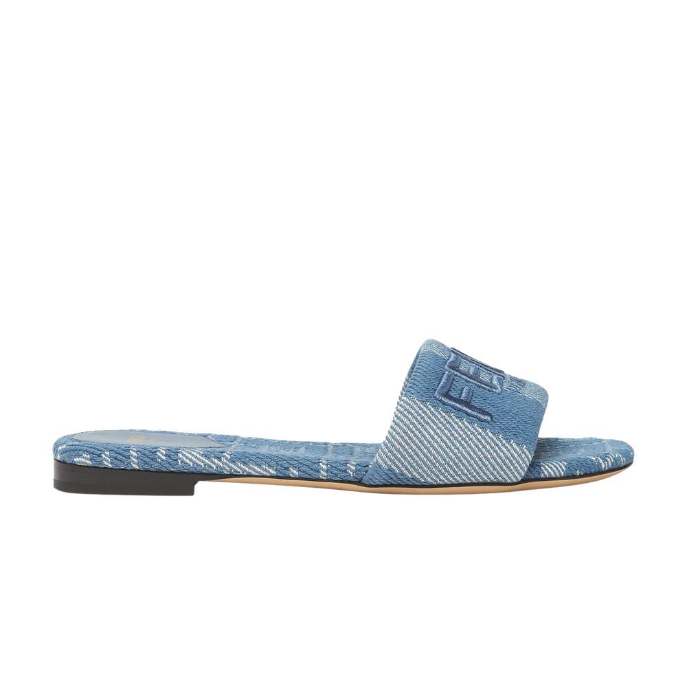 Pre-owned Fendi Wmns Sunshine Slide 'light Blue Denim Effect' | Women's Size 36