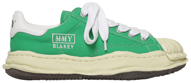Maison Mihara Yasuhiro Blakey OG Sole Vintage Canvas Low Green