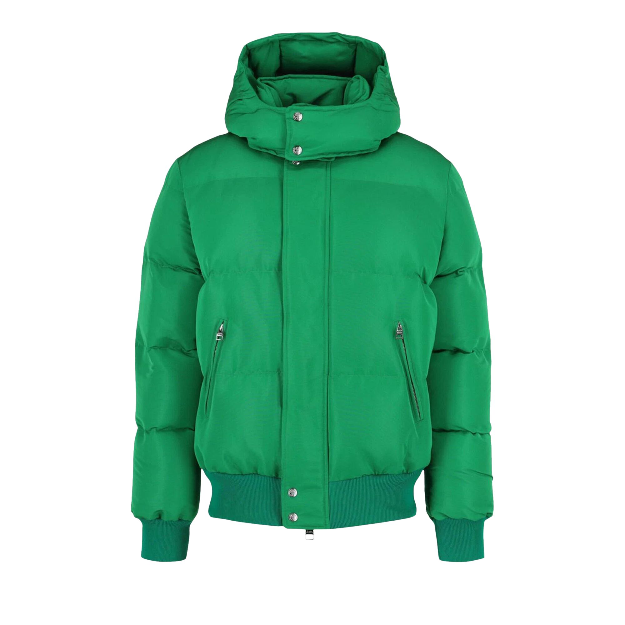 Pre-owned Alexander Mcqueen Graffiti Print Puffer Jacket 'green' | Men's Size 50