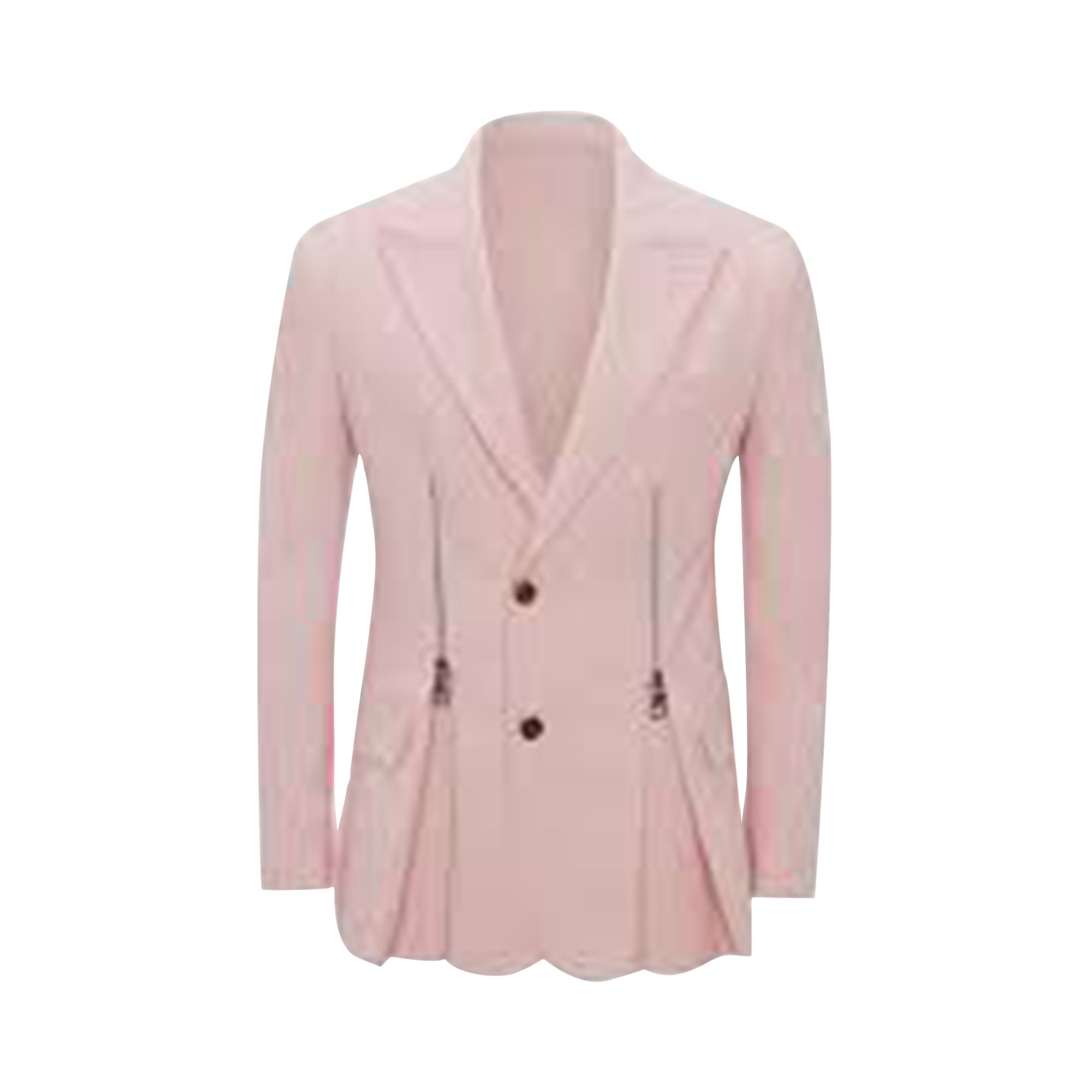 Pre-owned Alexander Mcqueen Double-zip Peplum Blazer 'pale Pink' | Men's Size 54