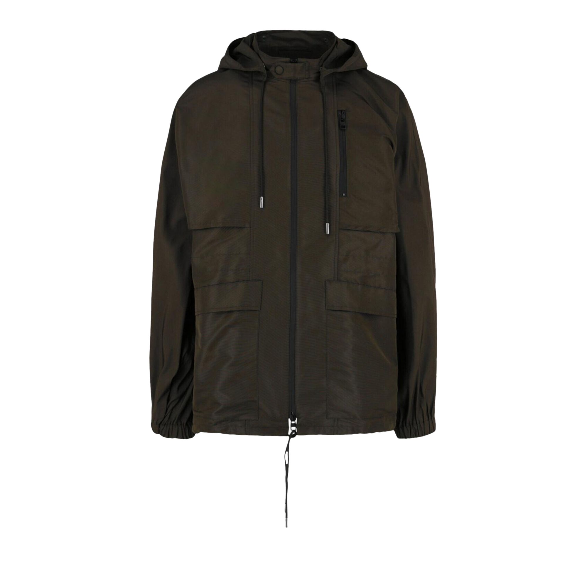Pre-owned Alexander Mcqueen Kimono Sleeve Windbreaker 'military Green' | Men's Size 54
