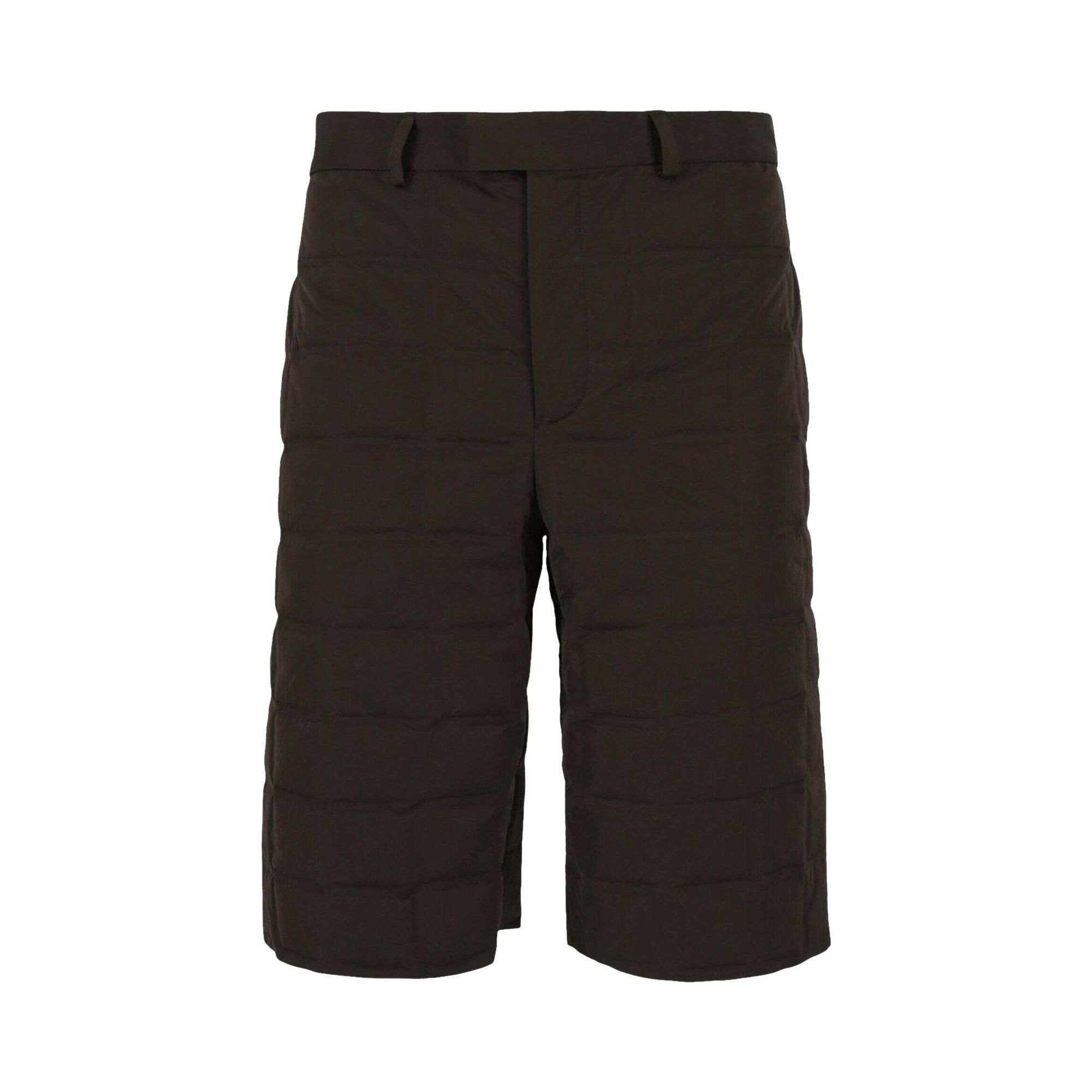 Pre-owned Bottega Veneta Quilted Puffer Shorts 'fondente' | Brown | Men's Size Xs
