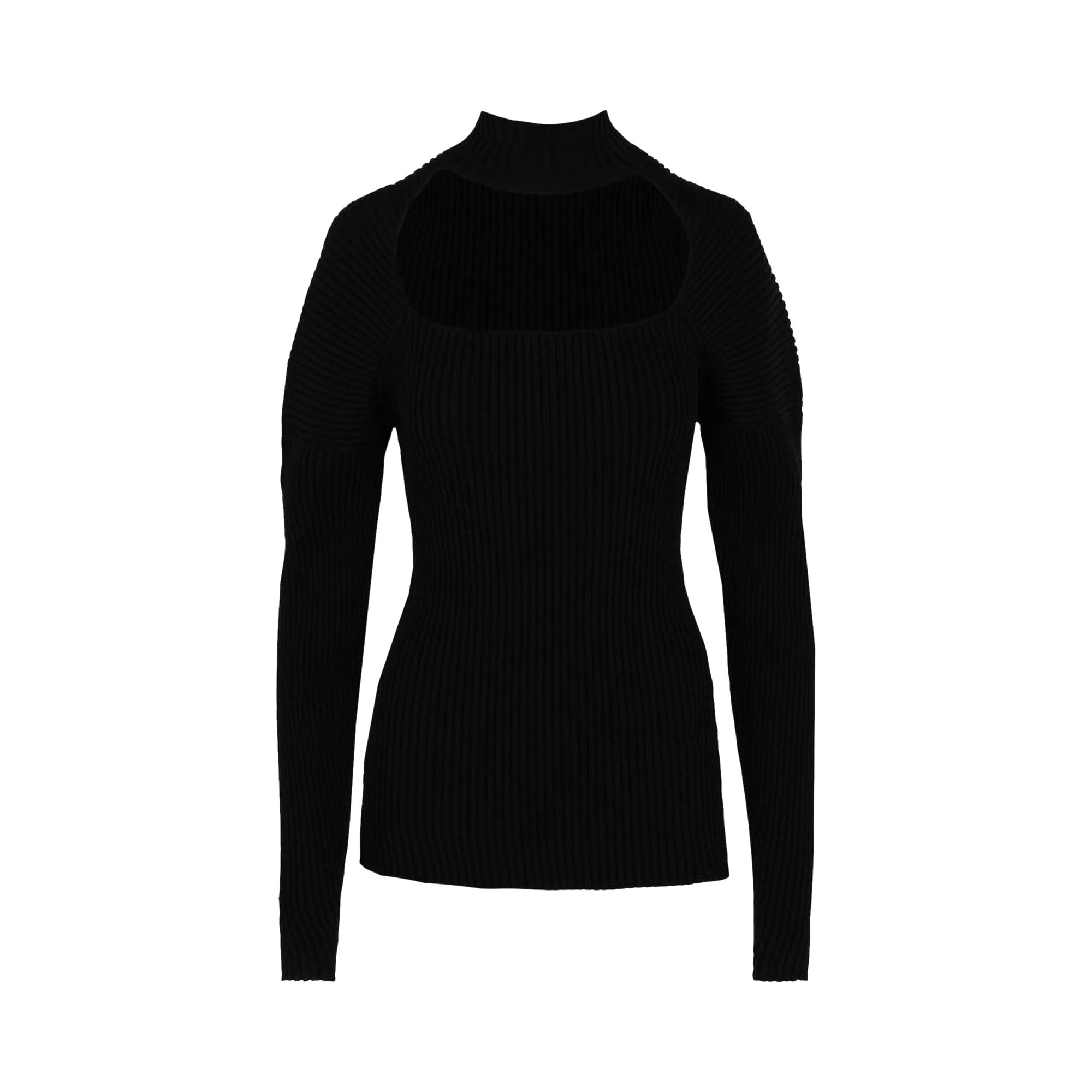 Pre-owned Ambush Ribbed Turtleneck Sweater 'black' | Women's Size S
