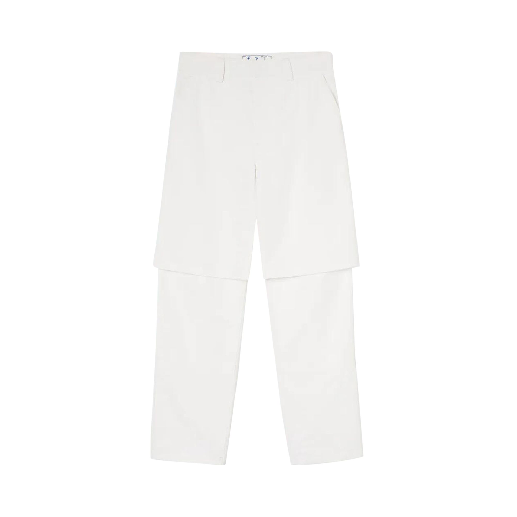 Pre-owned Off-white Double Layer Carpenter Pants 'white' | Men's Size M