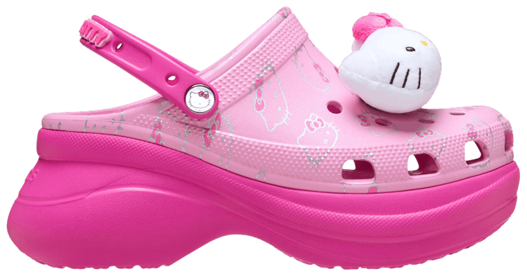 キキ ᙏ̤̱‪‪❤︎ CROCS Kids Hello Kitty Classic Clog 209454-100 - Shiekh
