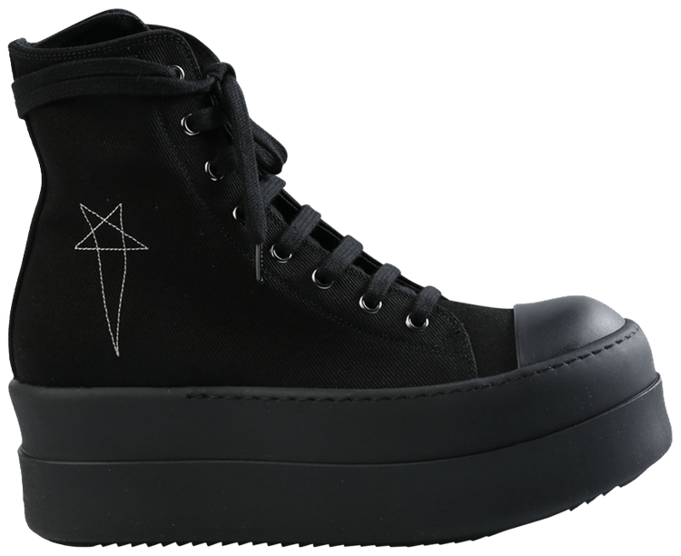 Buy Rick Owens Wmns DRKSHDW Hollywood Double Bumper High 'Black