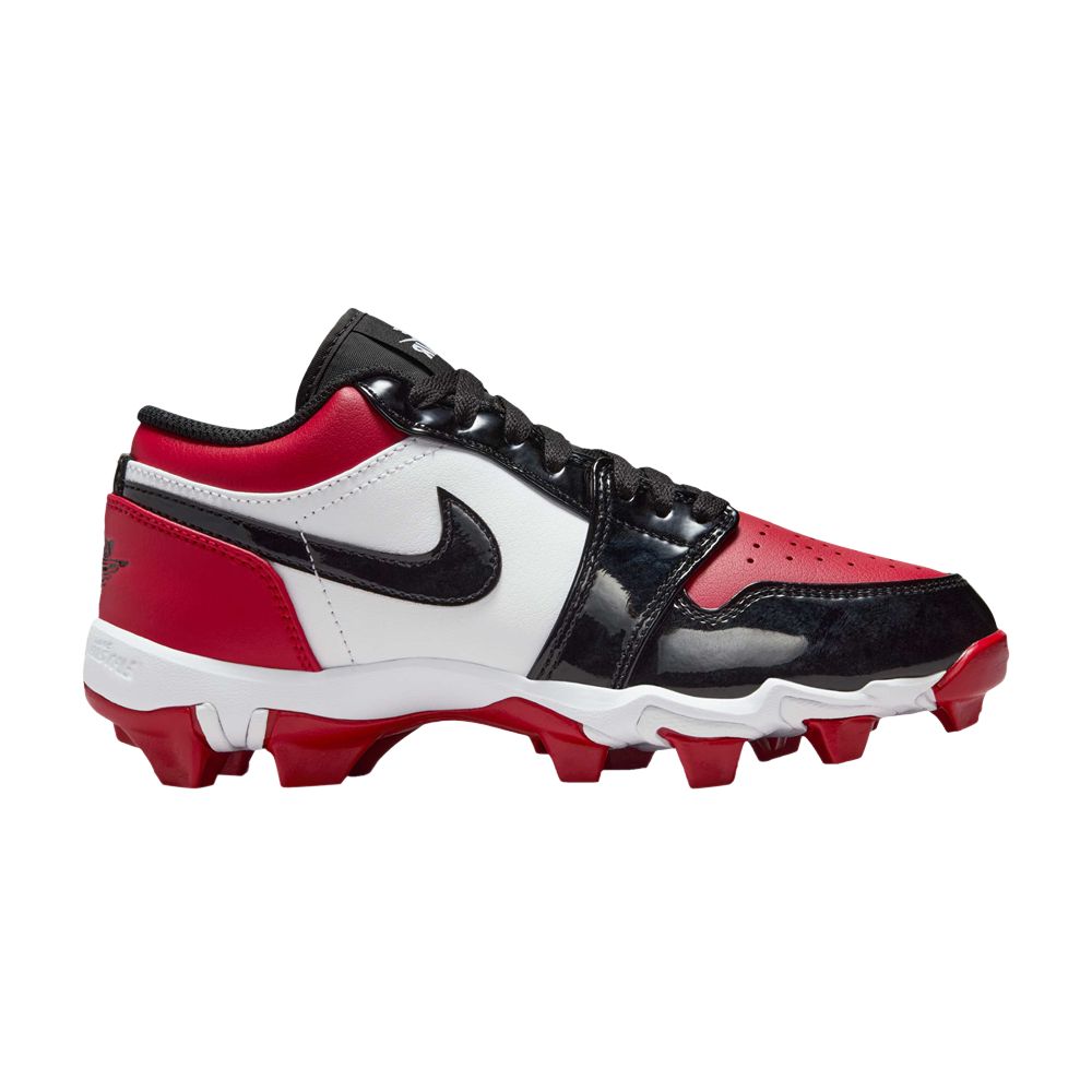 Jordan 1 Low Cleat GS 'Bred Toe' | Kid's Size 13 - HF6885-601