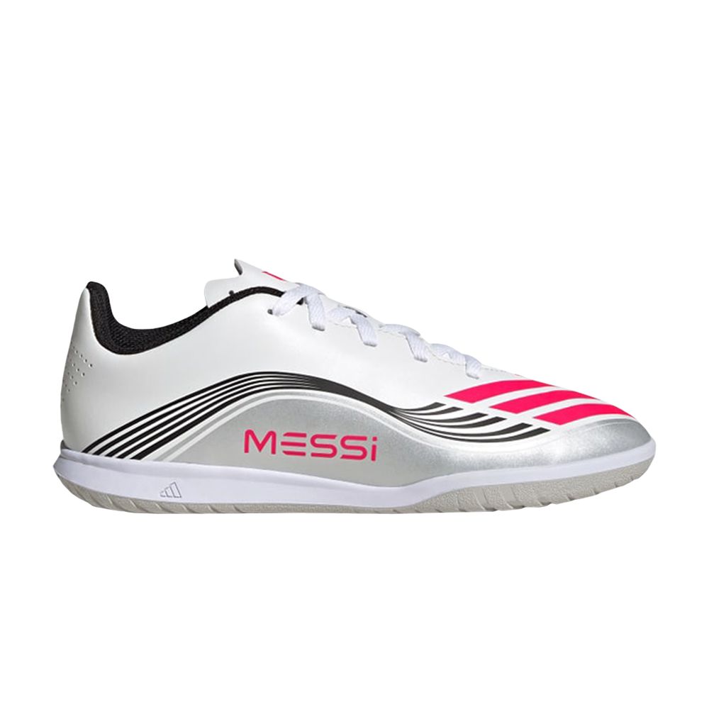 adidas Messi Adizero F50 Club Indoor K 'Prestig10 Pack' | White | Kid's Size 4 - JP7452