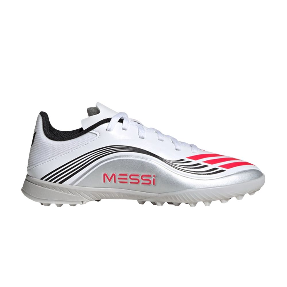 adidas Messi Adizero F50 League TF K 'Prestig10 Pack' | White | Kid's Size 4.5 - JP7456