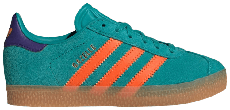 Adidas Gazelle C Pure Teal Impact Orange