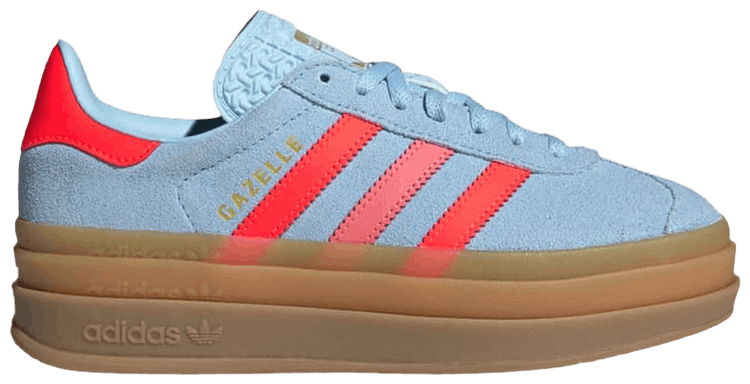 Adidas Gazelle Bold J Clear Sky Solar Red