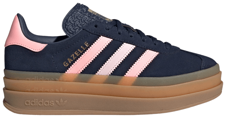 Adidas Gazelle Bold J Night Indigo Glow Pink