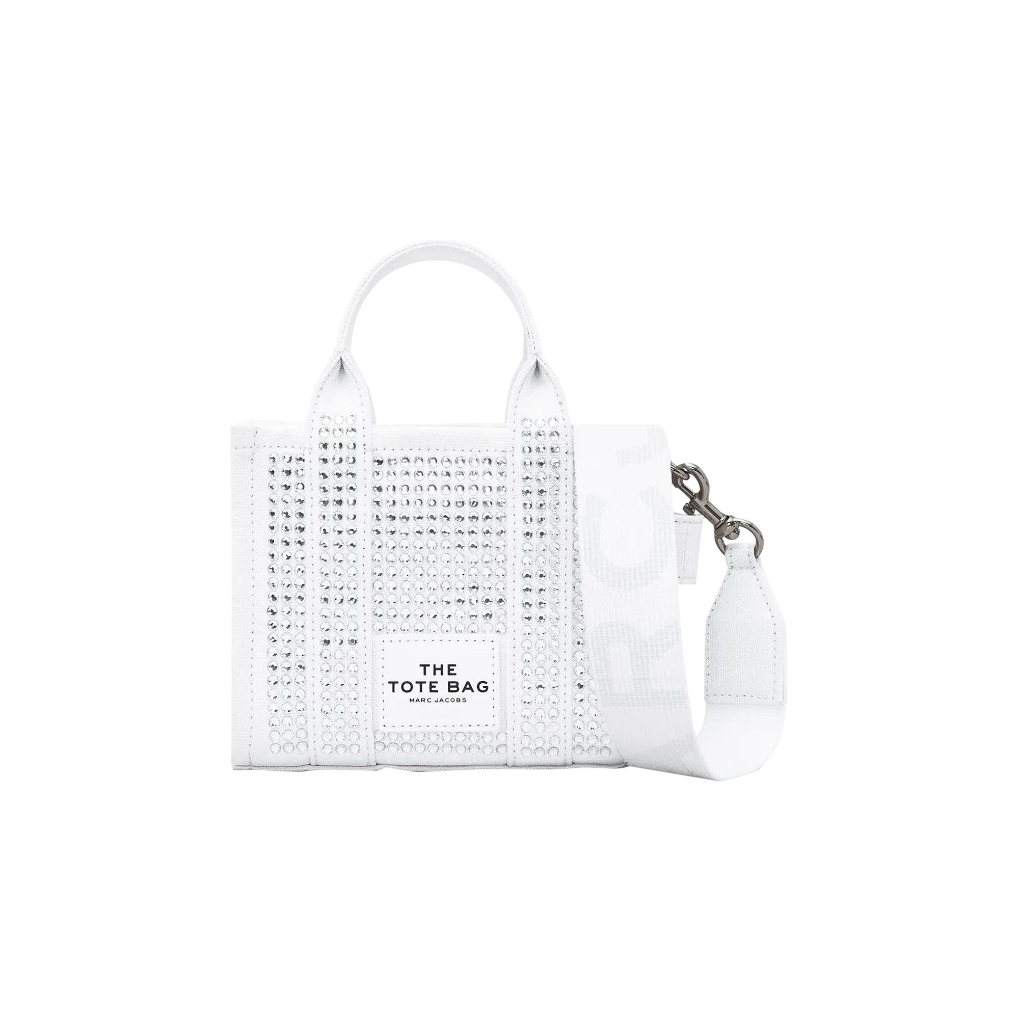 Pre-owned Marc Jacobs Crossbody Tote Bag 'white Crystal' | Women's Size Onesize
