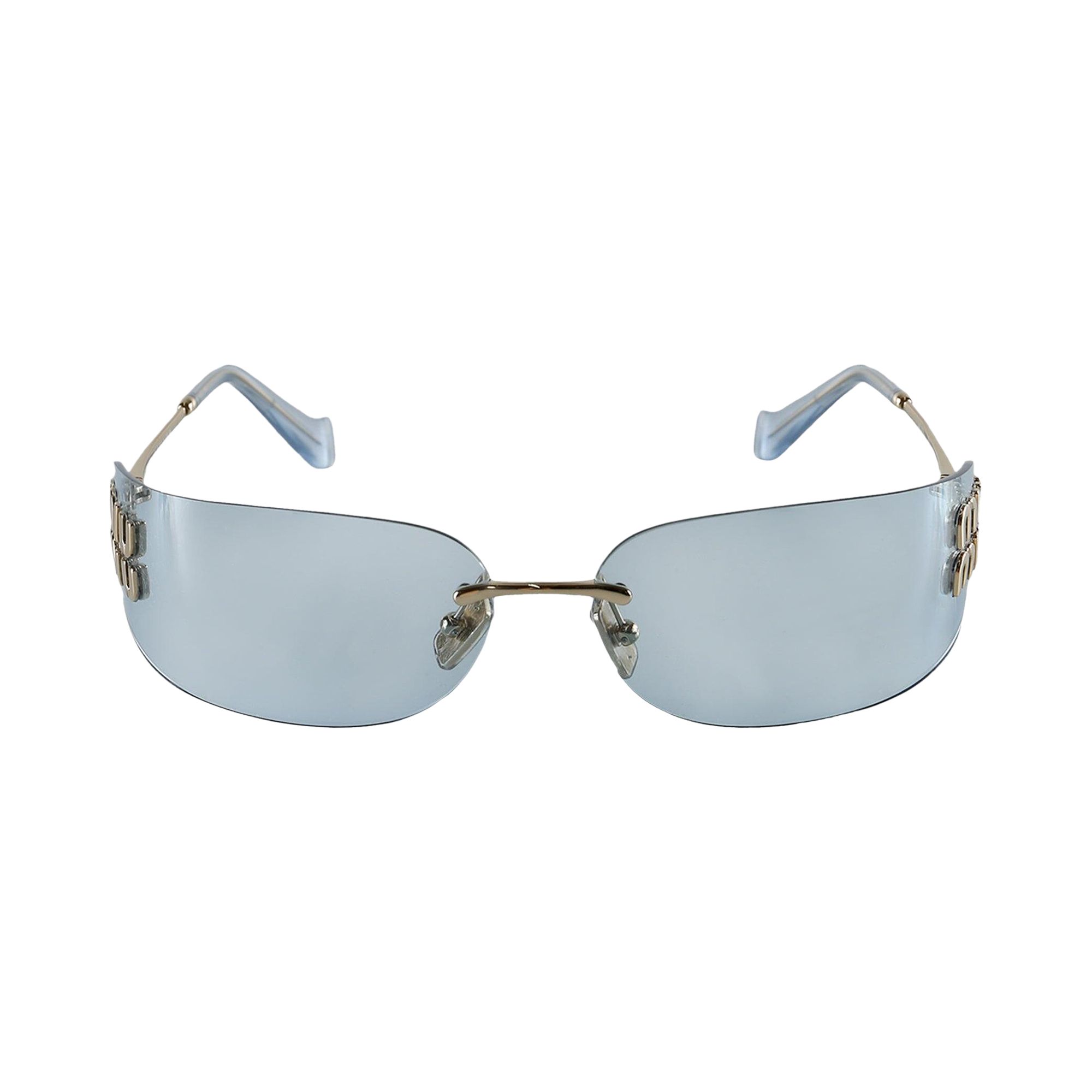Pre-owned Miu Miu Frameless Sunglasses 'tan' | Women's Size Onesize In Brown