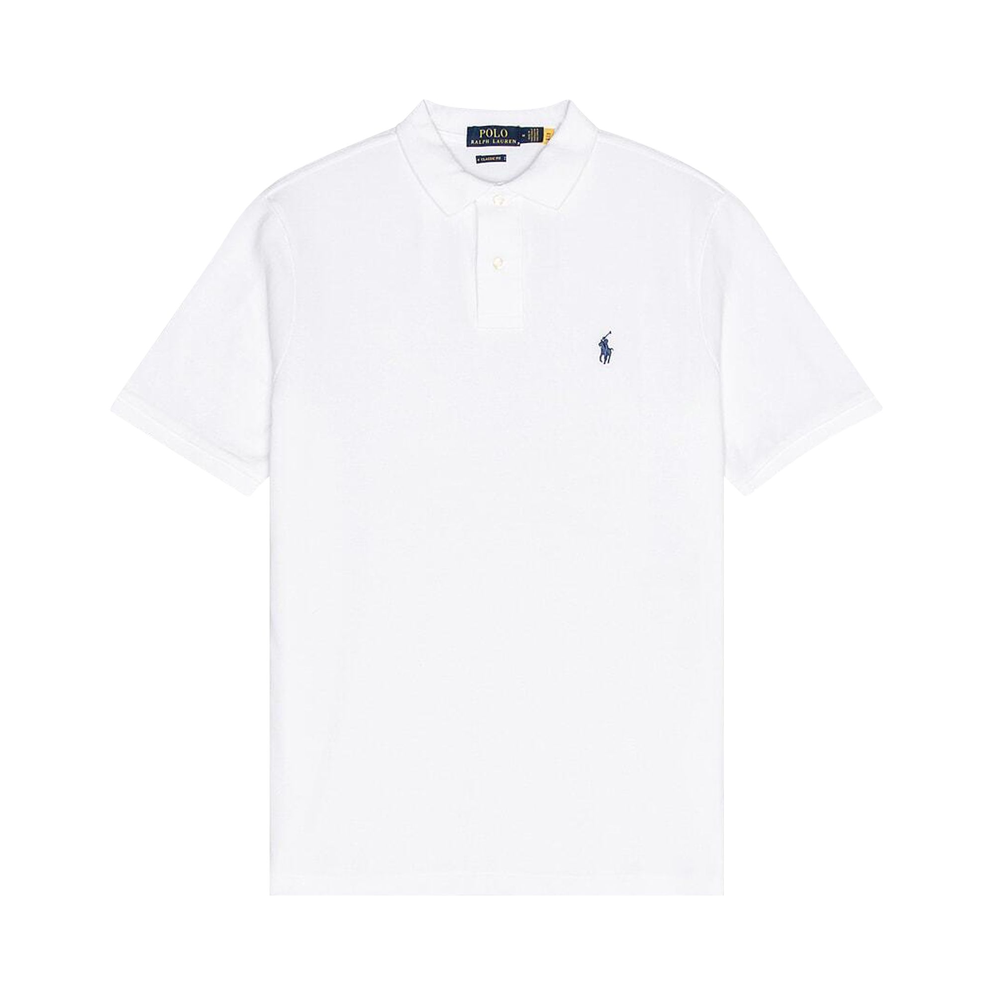 Pre-owned Polo Ralph Lauren Classic Fit Short-sleeve Mesh Polo 'white' | Men's Size M