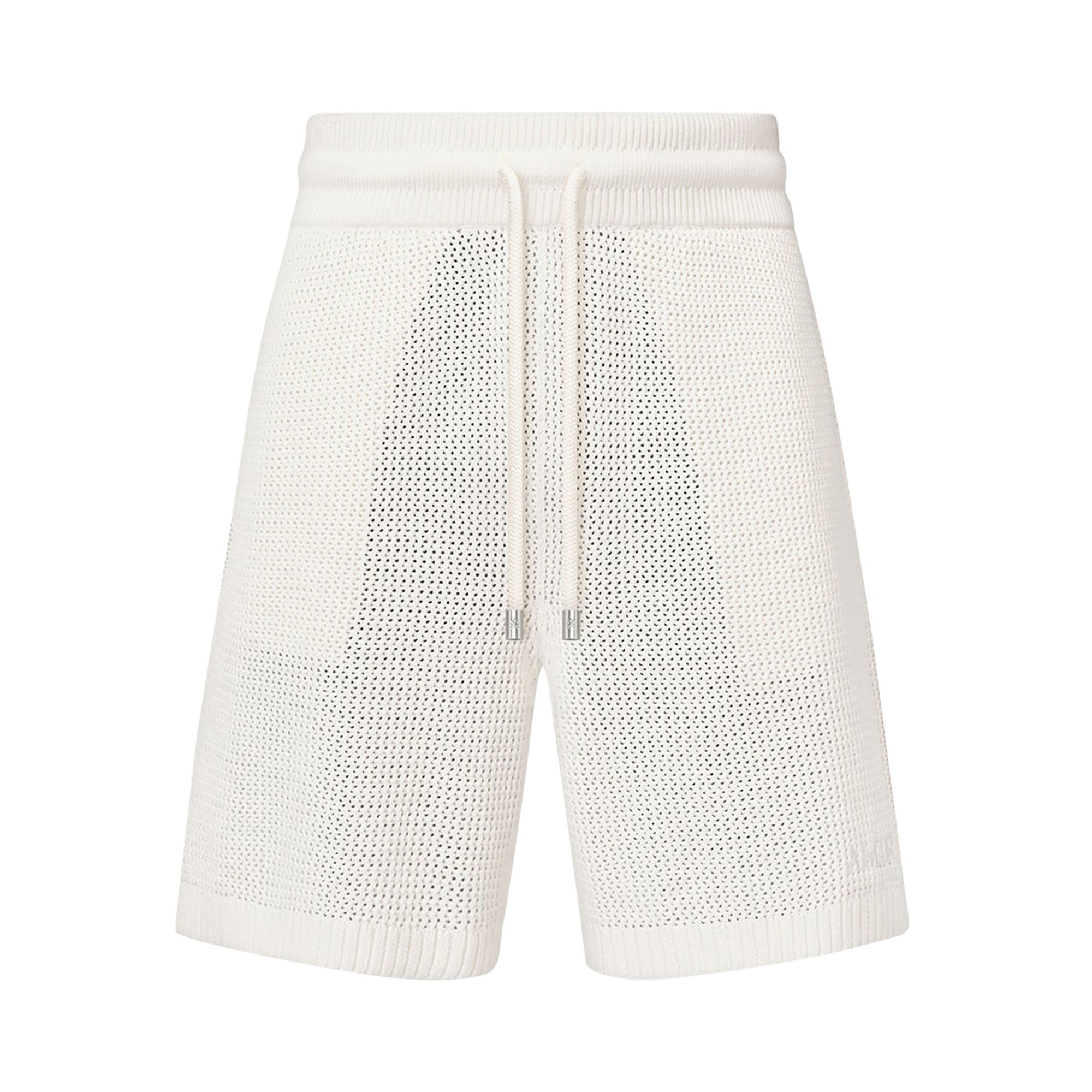Pre-owned Amiri Crochet Mesh Short 'ivory' | White | Men's Size L