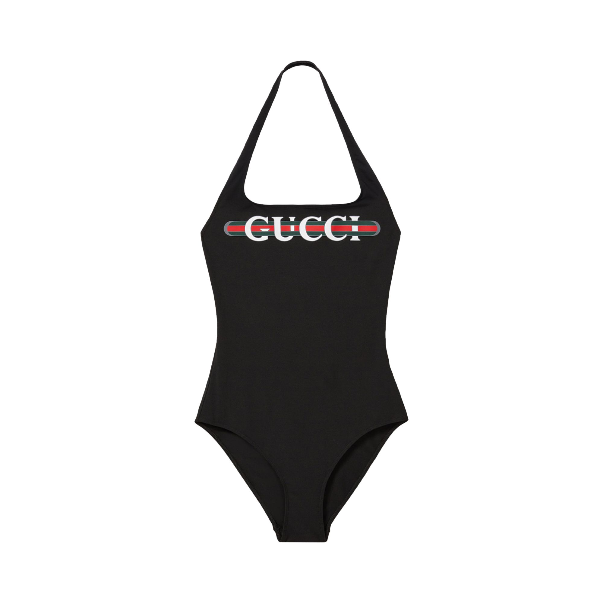 Pre-owned Gucci Sparkling Jersey Swimsuit 'anthracite' | Grey | Women's Size S