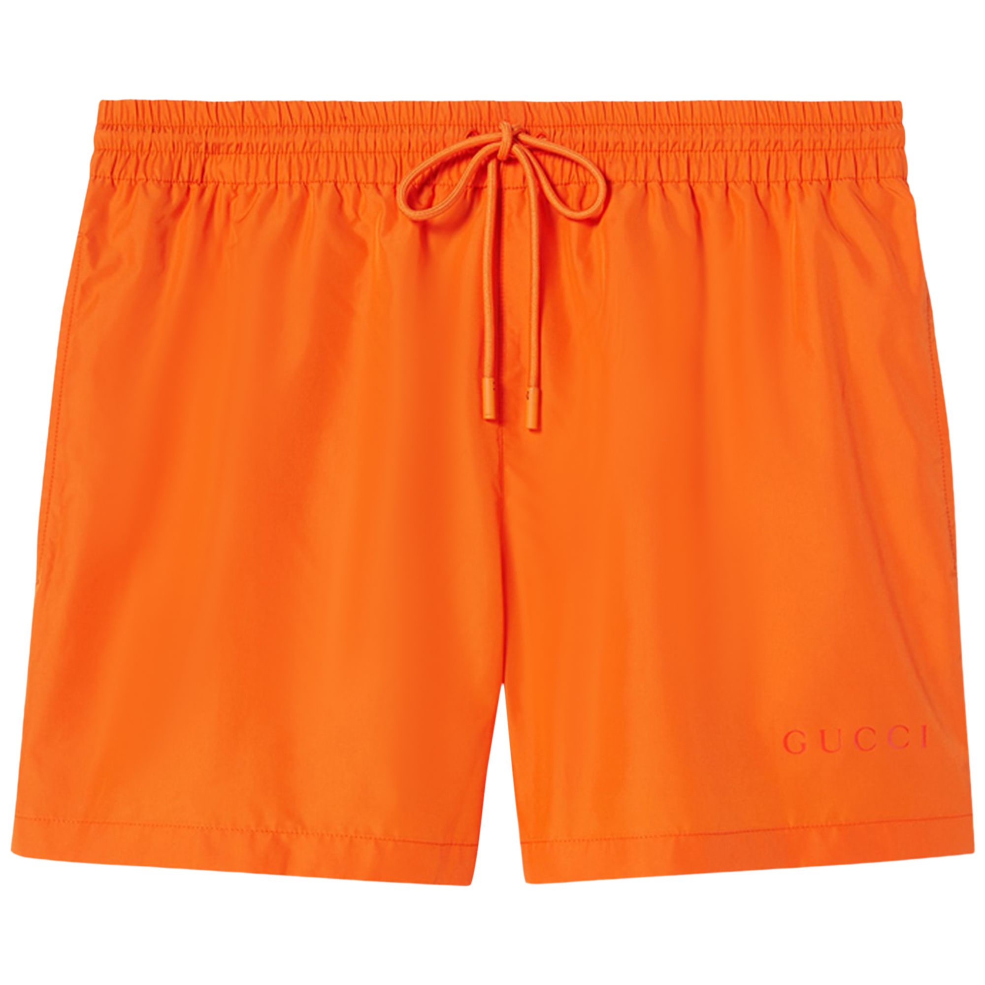 Pre-owned Gucci Technical Poplin Swim Short 'bright Orange' | Men's Size 52