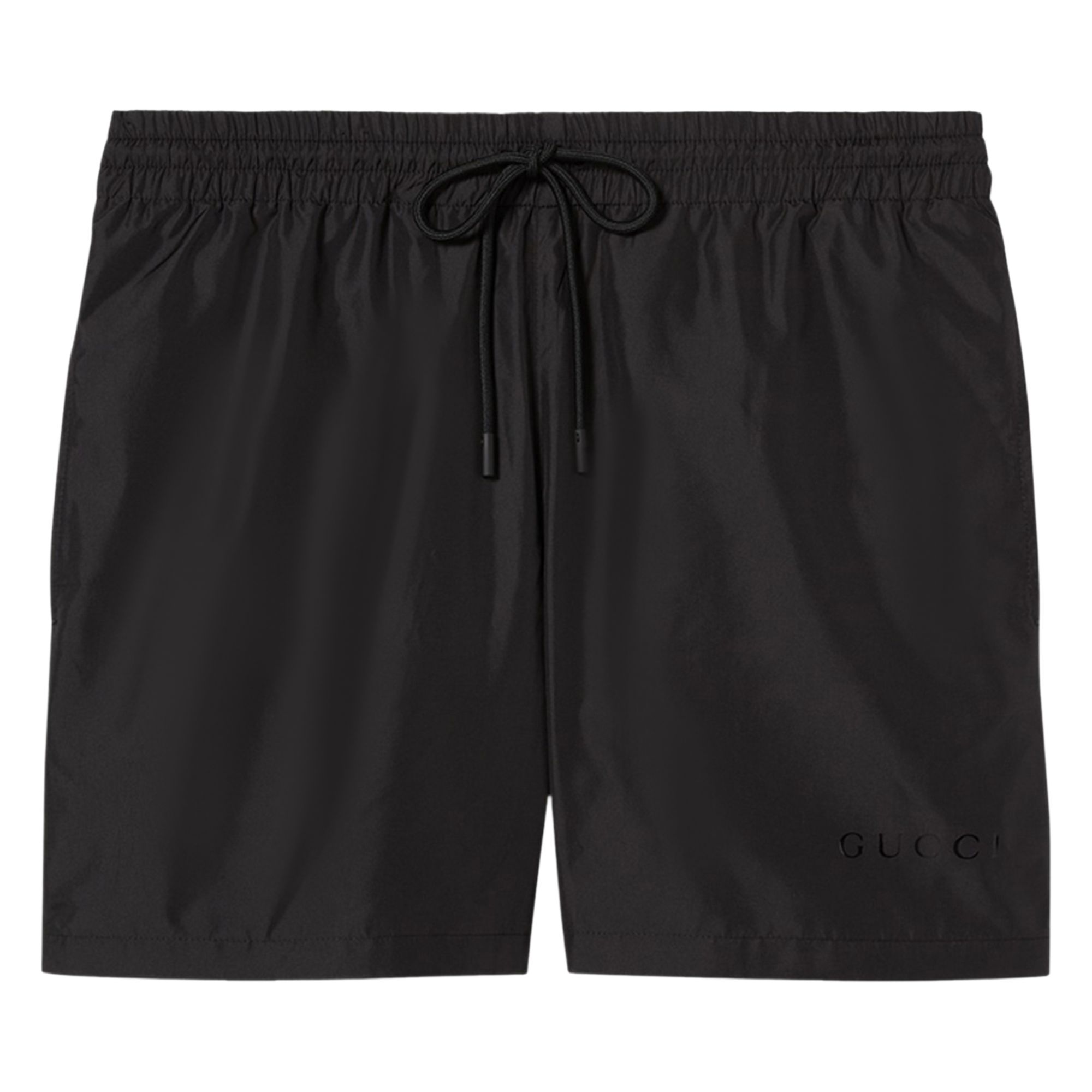 Pre-owned Gucci Technical Poplin Swim Short 'black' | Men's Size 54