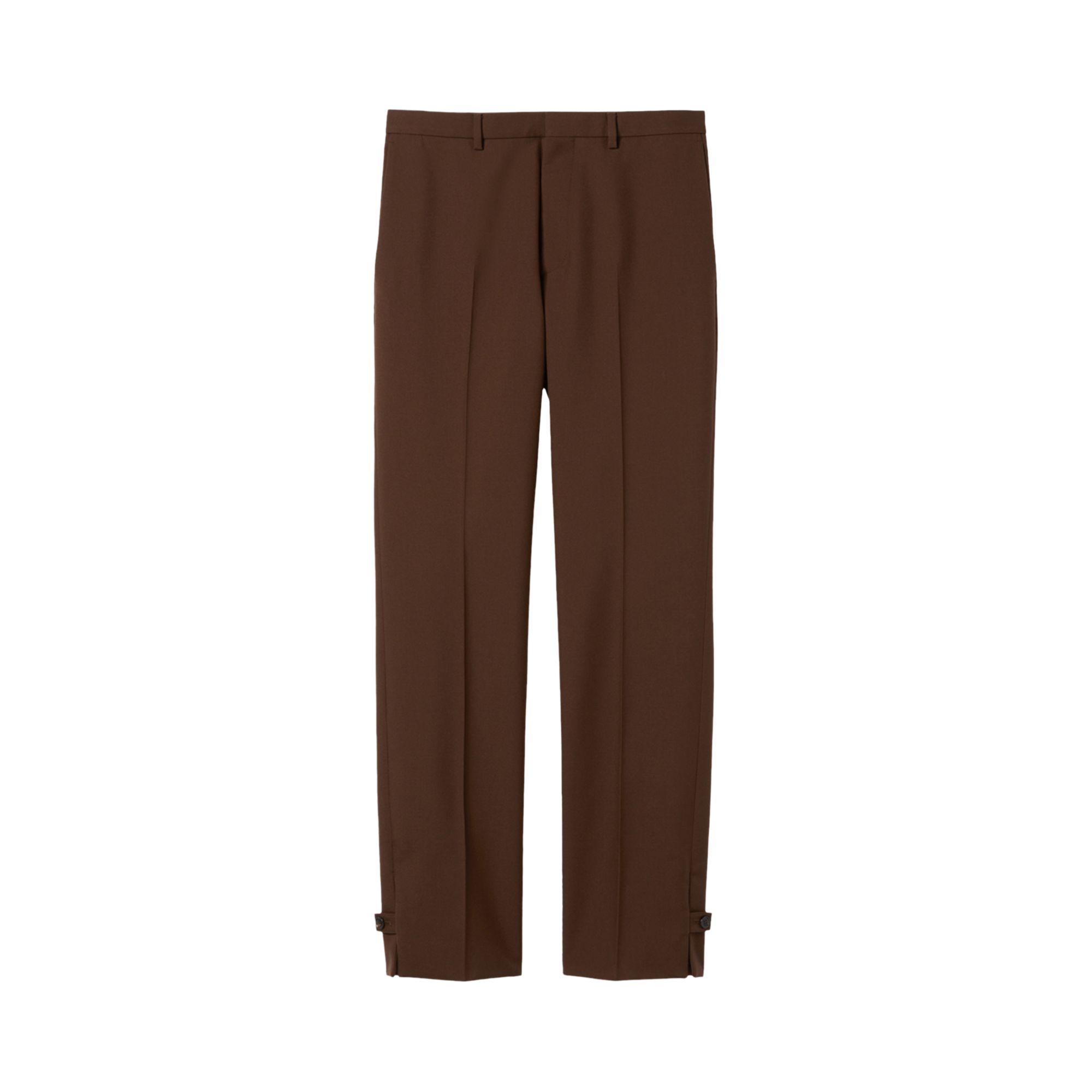 Pre-owned Gucci Embossed Wool Twill Pants 'chocolate' | Brown | Men's Size 46