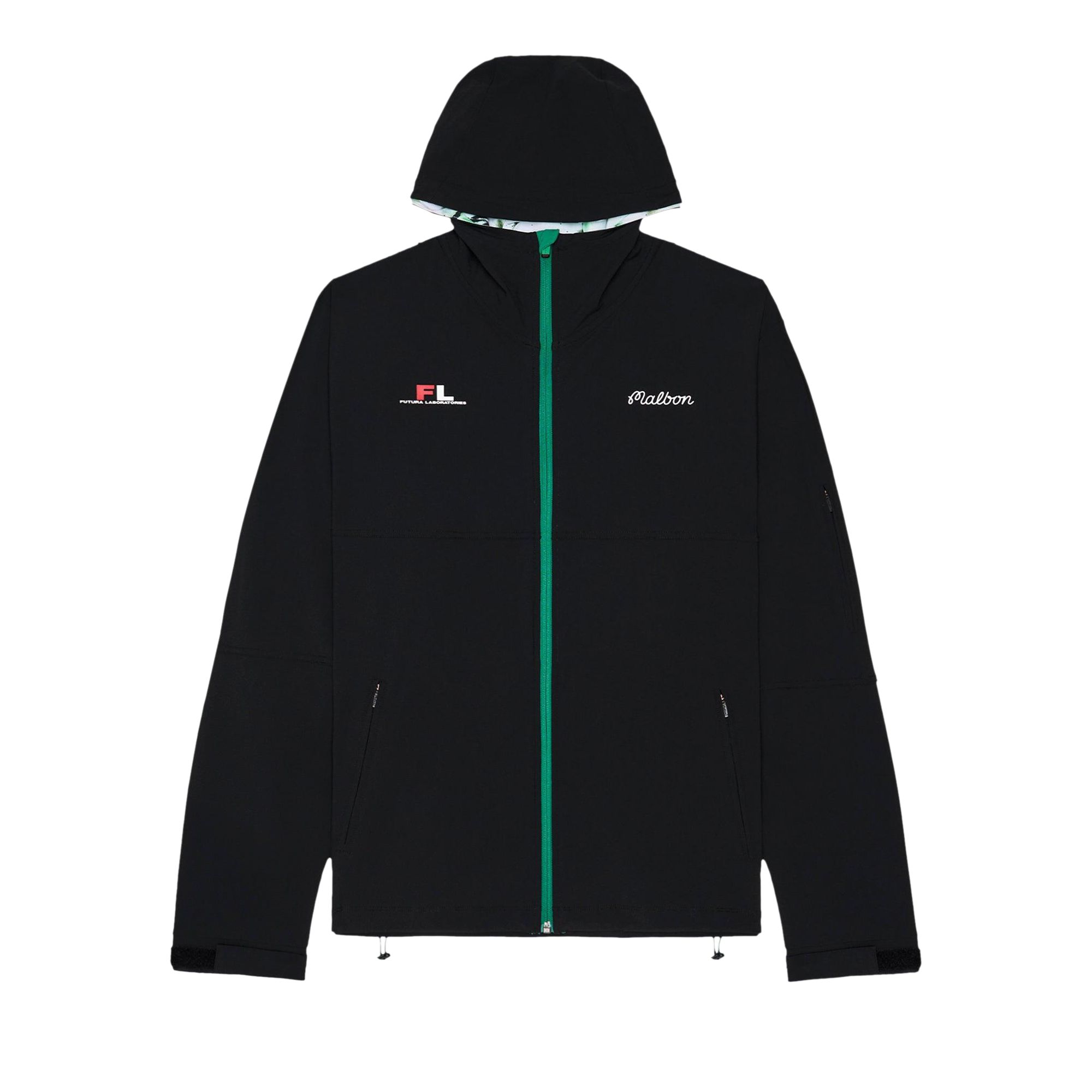 Pre-owned Malbon X Futura Shell Jacket 'black' | Men's Size M