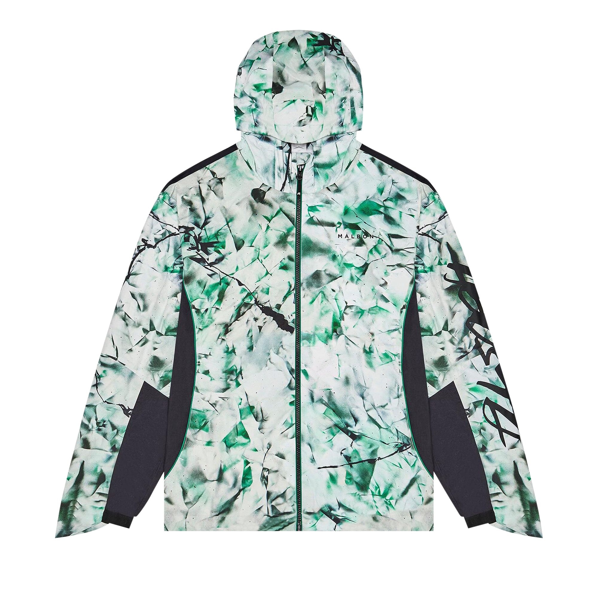 Pre-owned Malbon X Futura Crackle Camo Rain Jacket 'camo Multicolor' | Green | Men's Size M