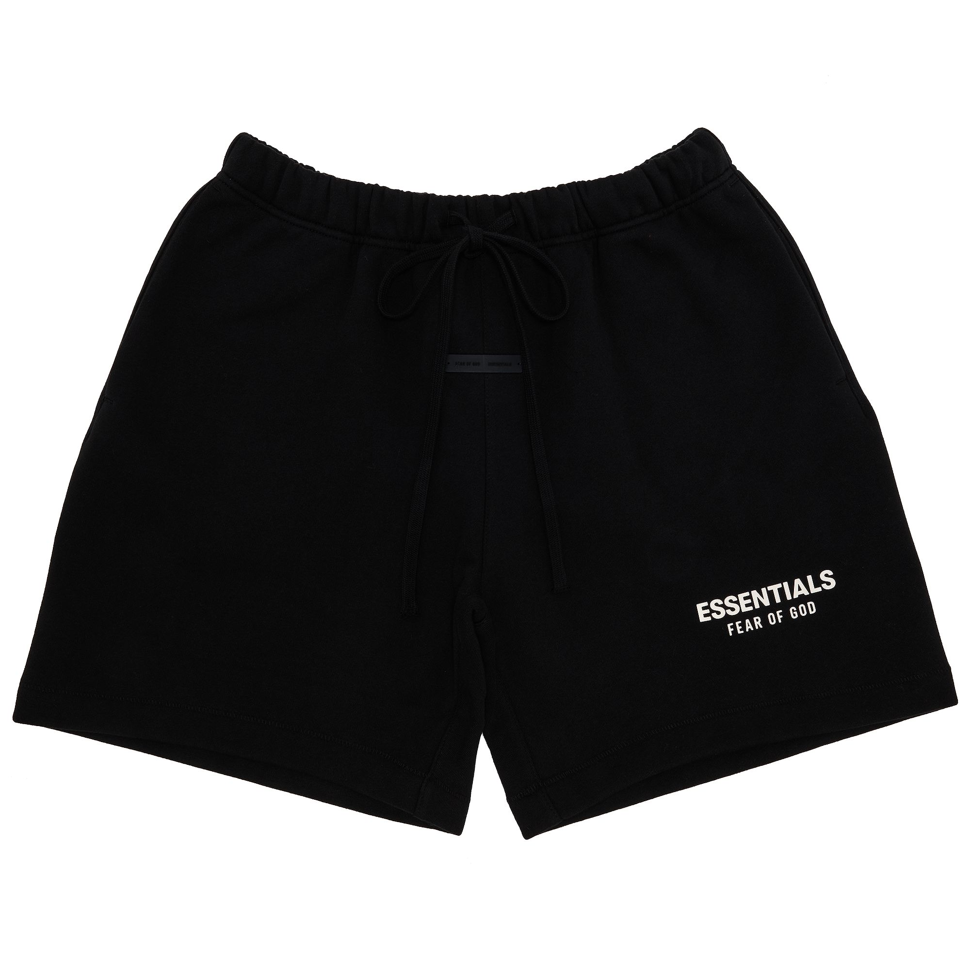 Pre-owned Essentials Fear Of God Classic Sweatshort 'jet Black' | Men's Size Xxl