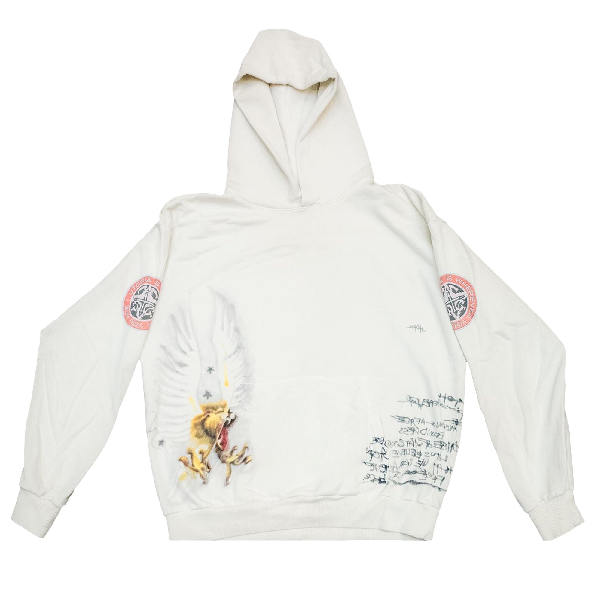 Pre-owned Cactus Jack By Travis Scott Circus Maximus Europe Tour 2024 Hoodie 'white' | Men's Size Xxl