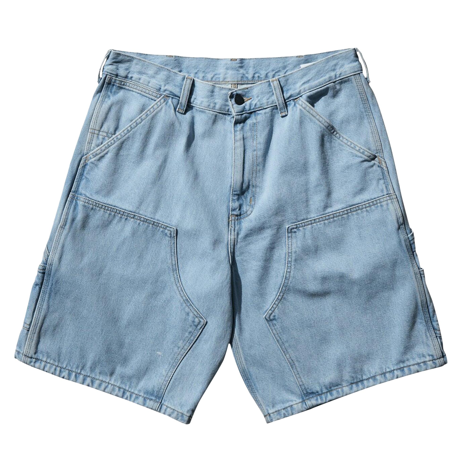 Pre-owned Carhartt Wip Double Knee Short 'blue' | Men's Size 34