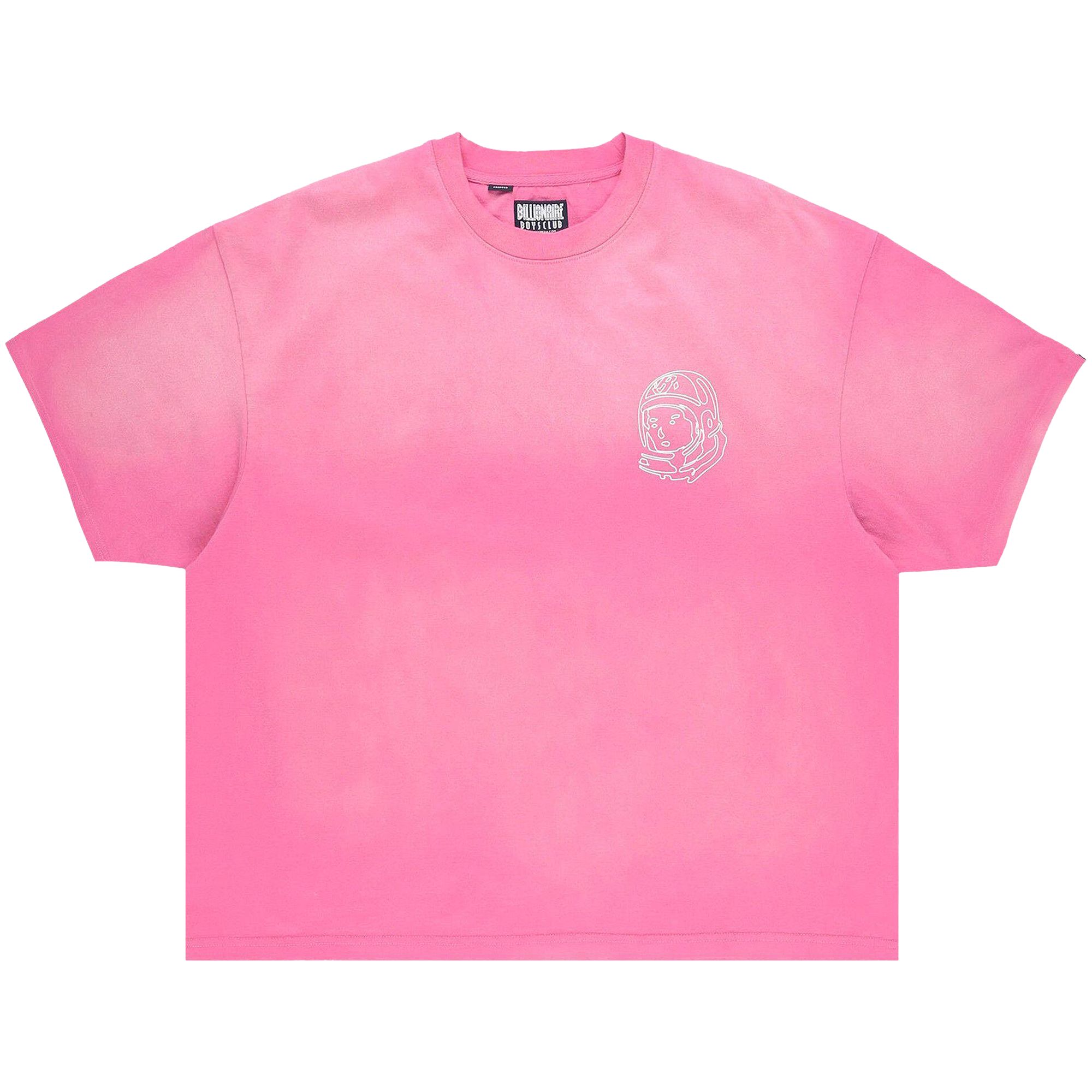 Pre-owned Billionaire Boys Club Faded Helmet T-shirt 'carmine Rose' | Pink | Men's Size Xl