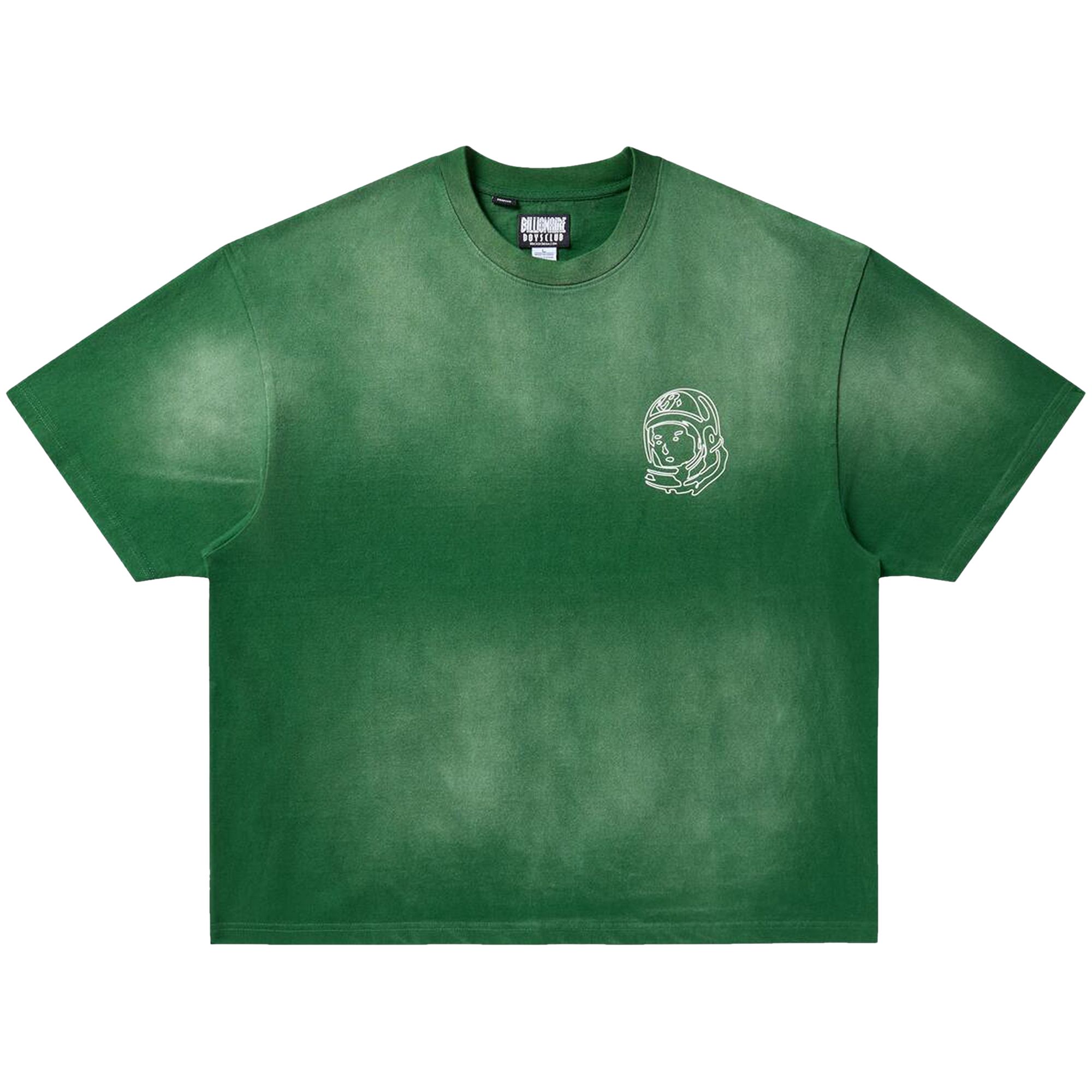 Pre-owned Billionaire Boys Club Faded Helmet T-shirt 'eden' | Green | Men's Size S