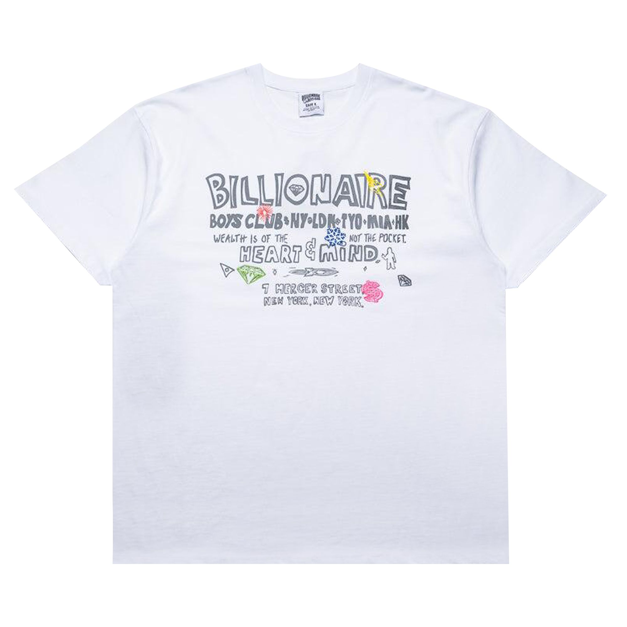 Pre-owned Billionaire Boys Club Satelittes Tee 'white' | Men's Size L