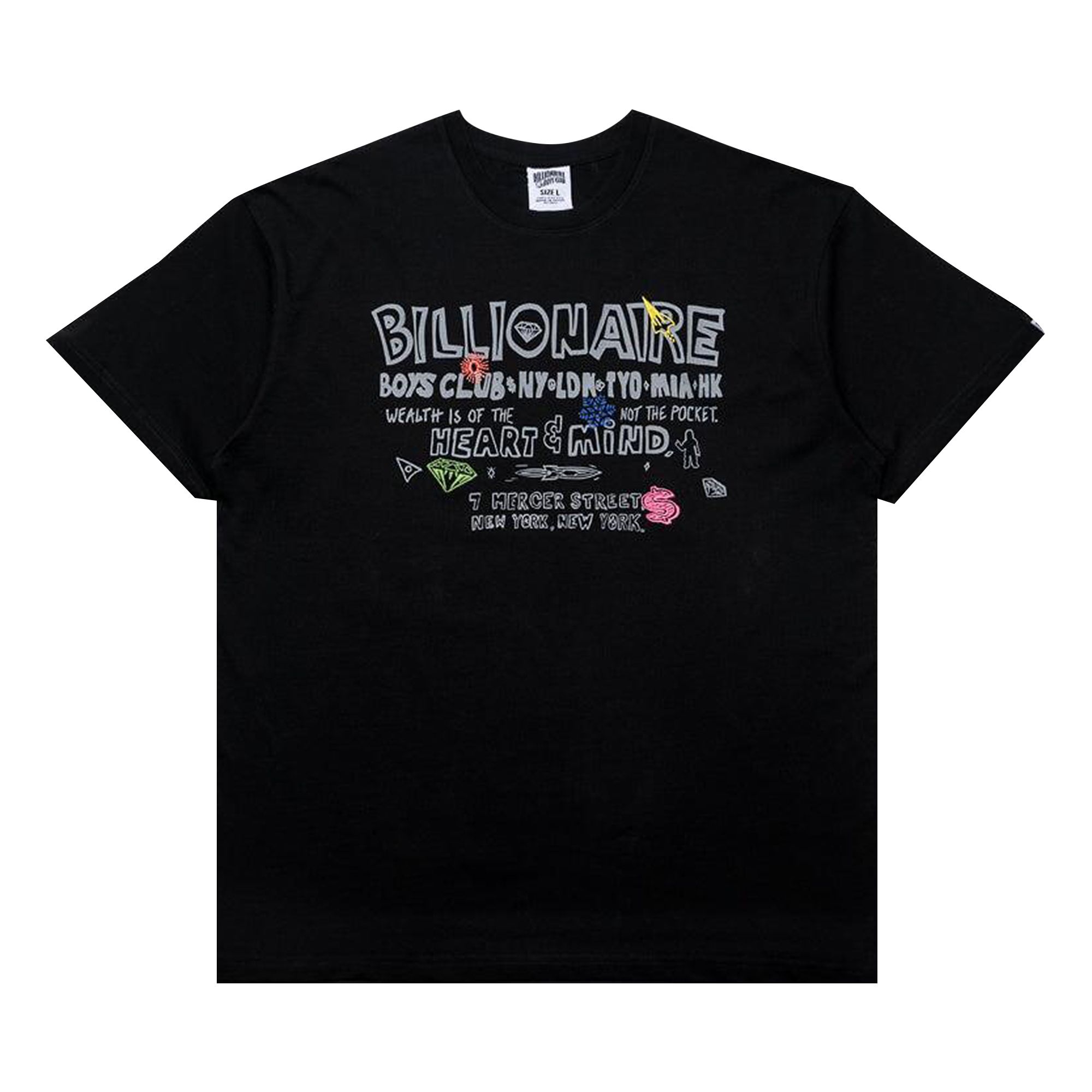 Pre-owned Billionaire Boys Club Satelittes Tee 'black' | Men's Size Xxl