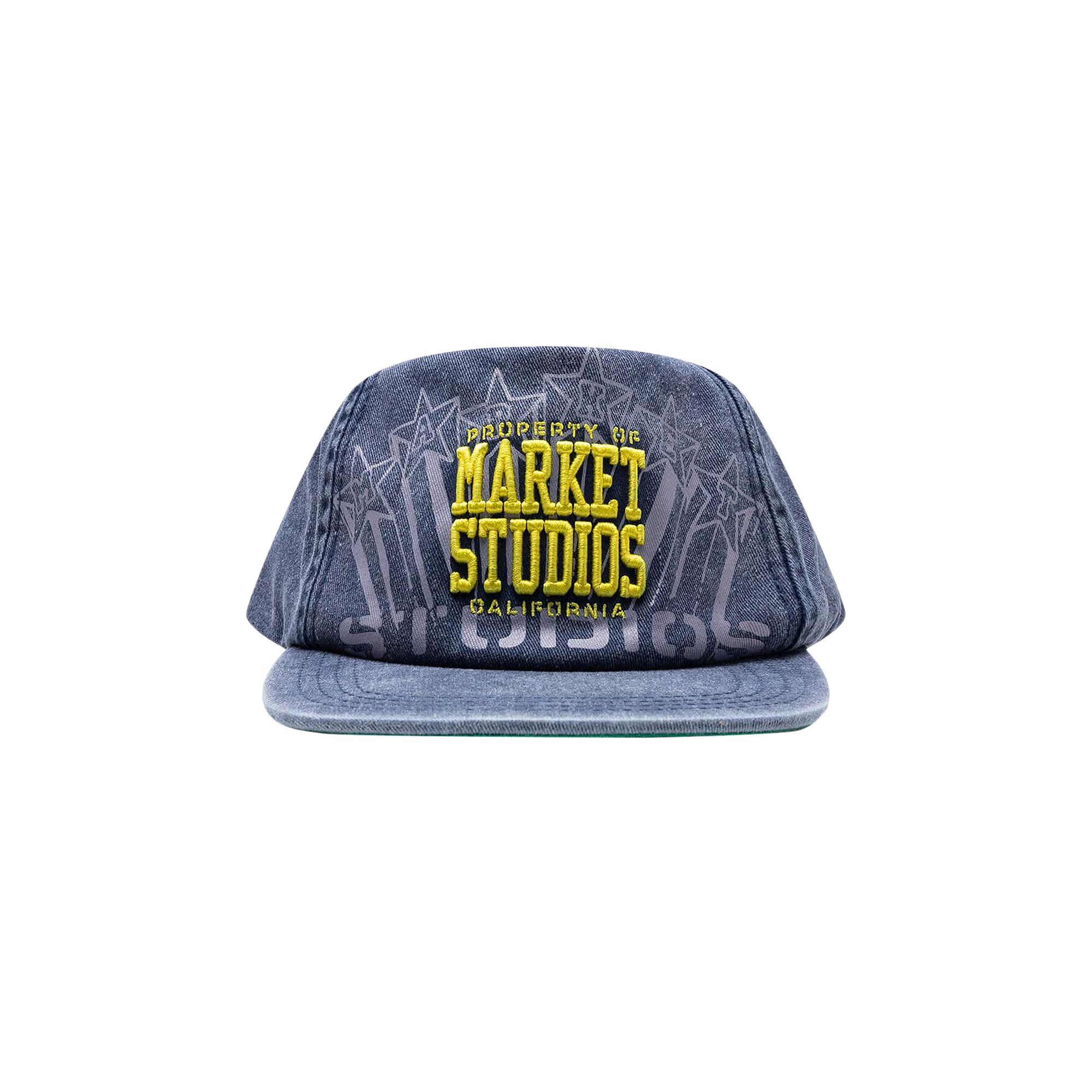 Pre-owned Market Locally Respected 5-panel Hat 'future Dusk' | Blue | Men's Size Onesize