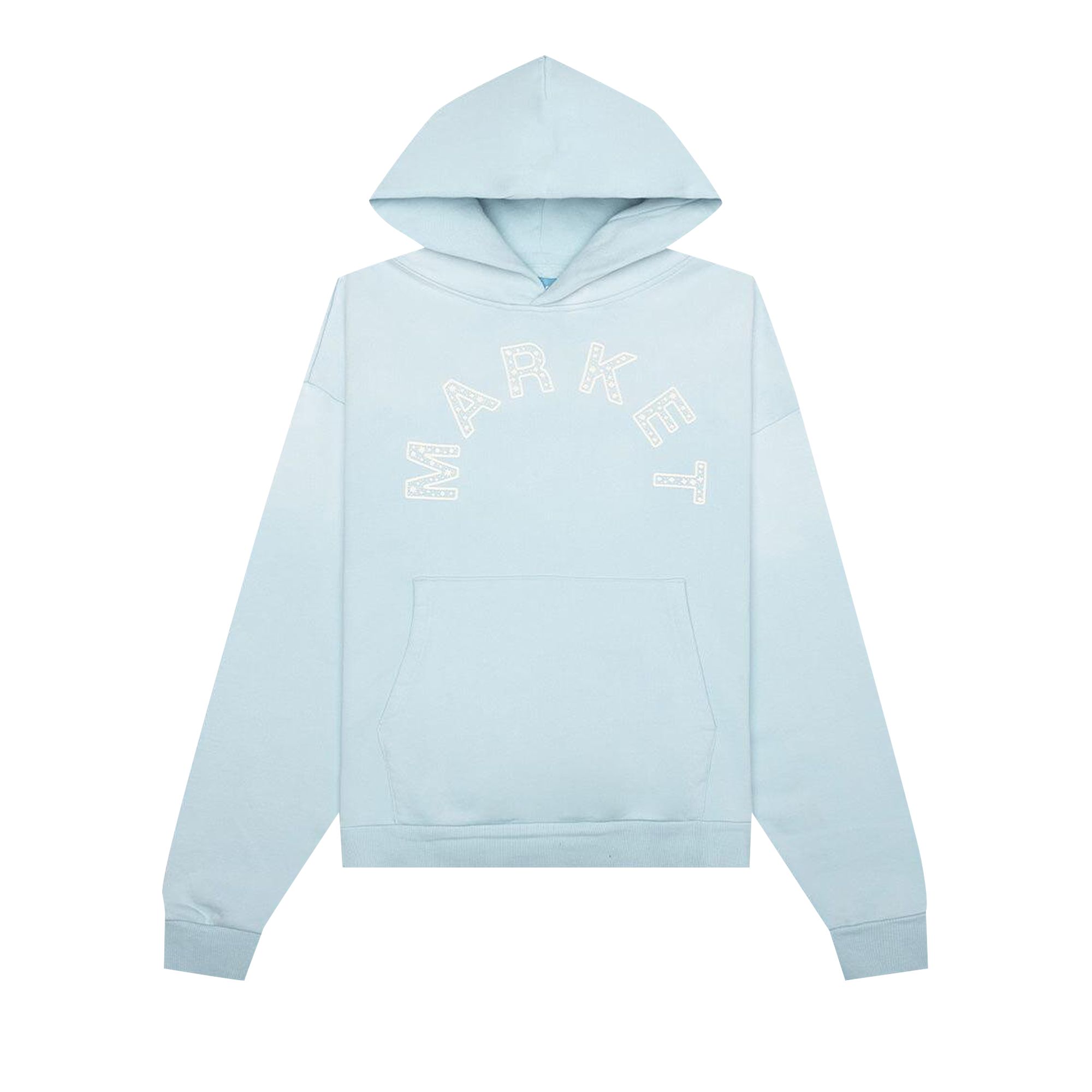 Pre-owned Market Starry Arc Hoodie 'ice Blue' | Men's Size M